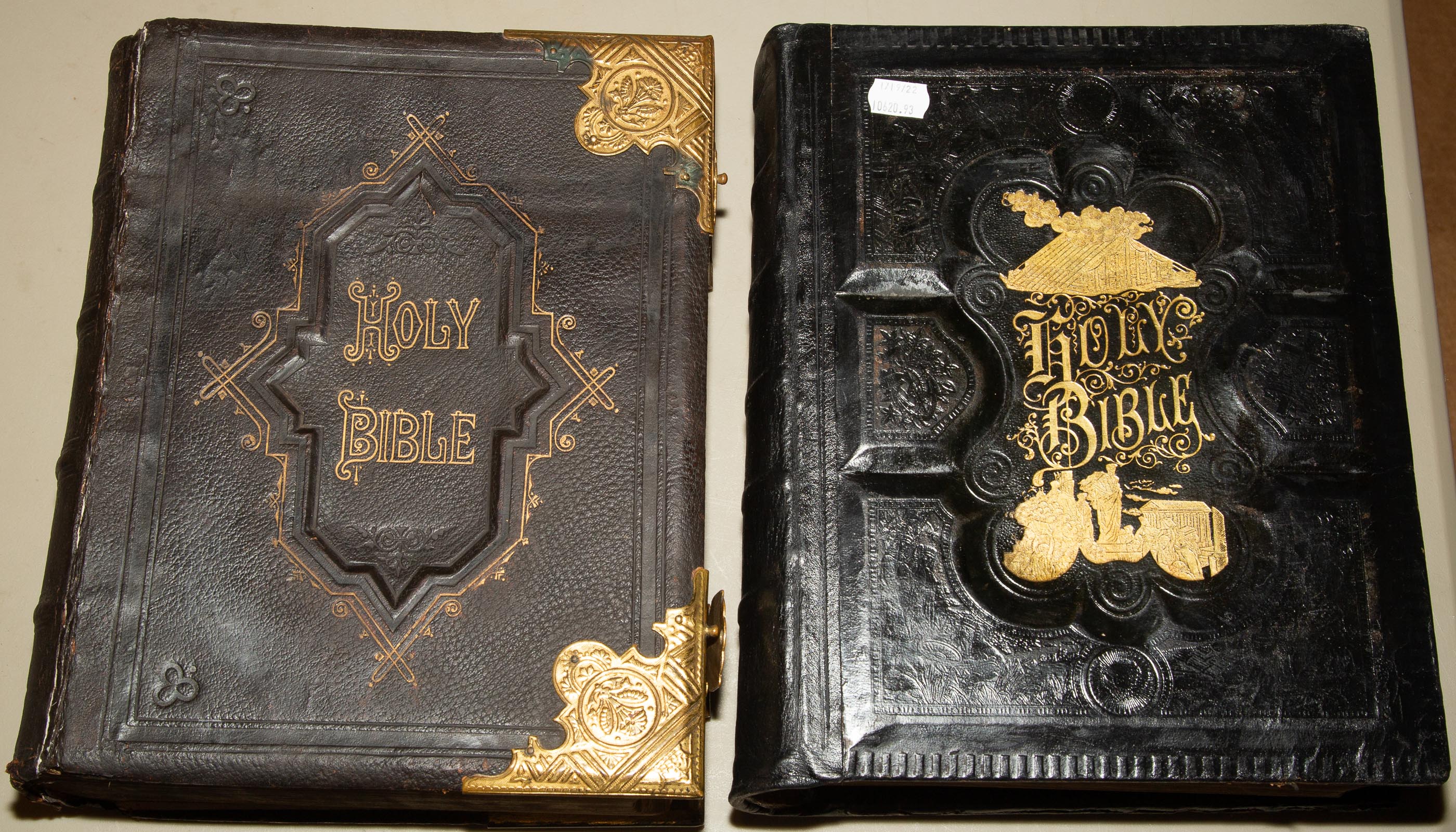 TWO FAMILY BIBLES Comprising THE 338968