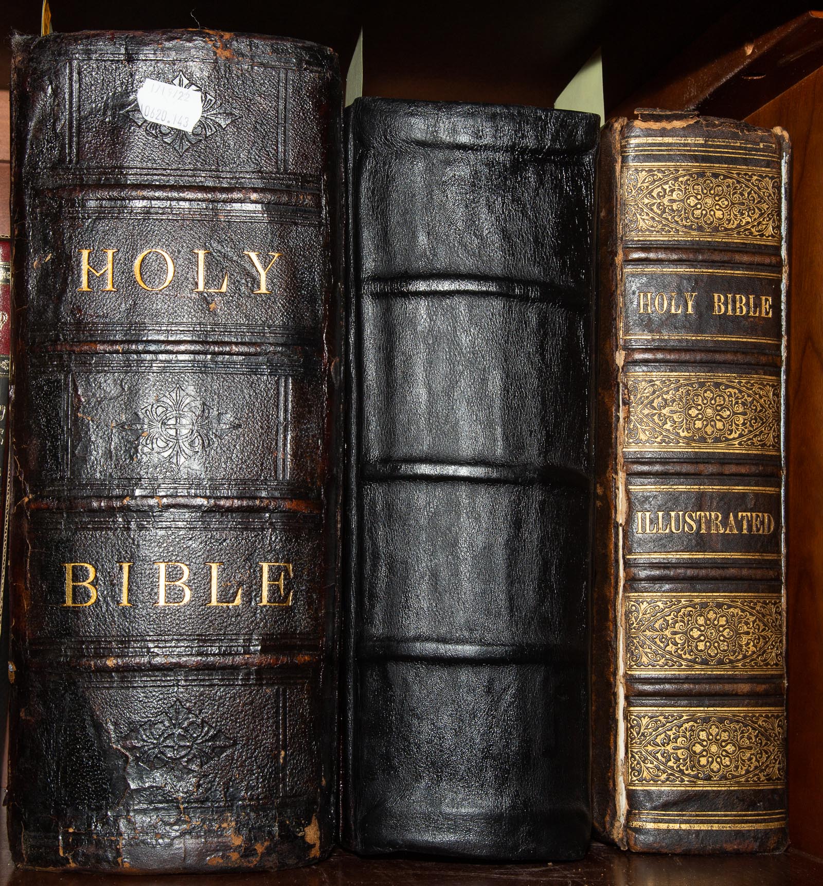 THREE FAMILY BIBLES Comprising BROWNS