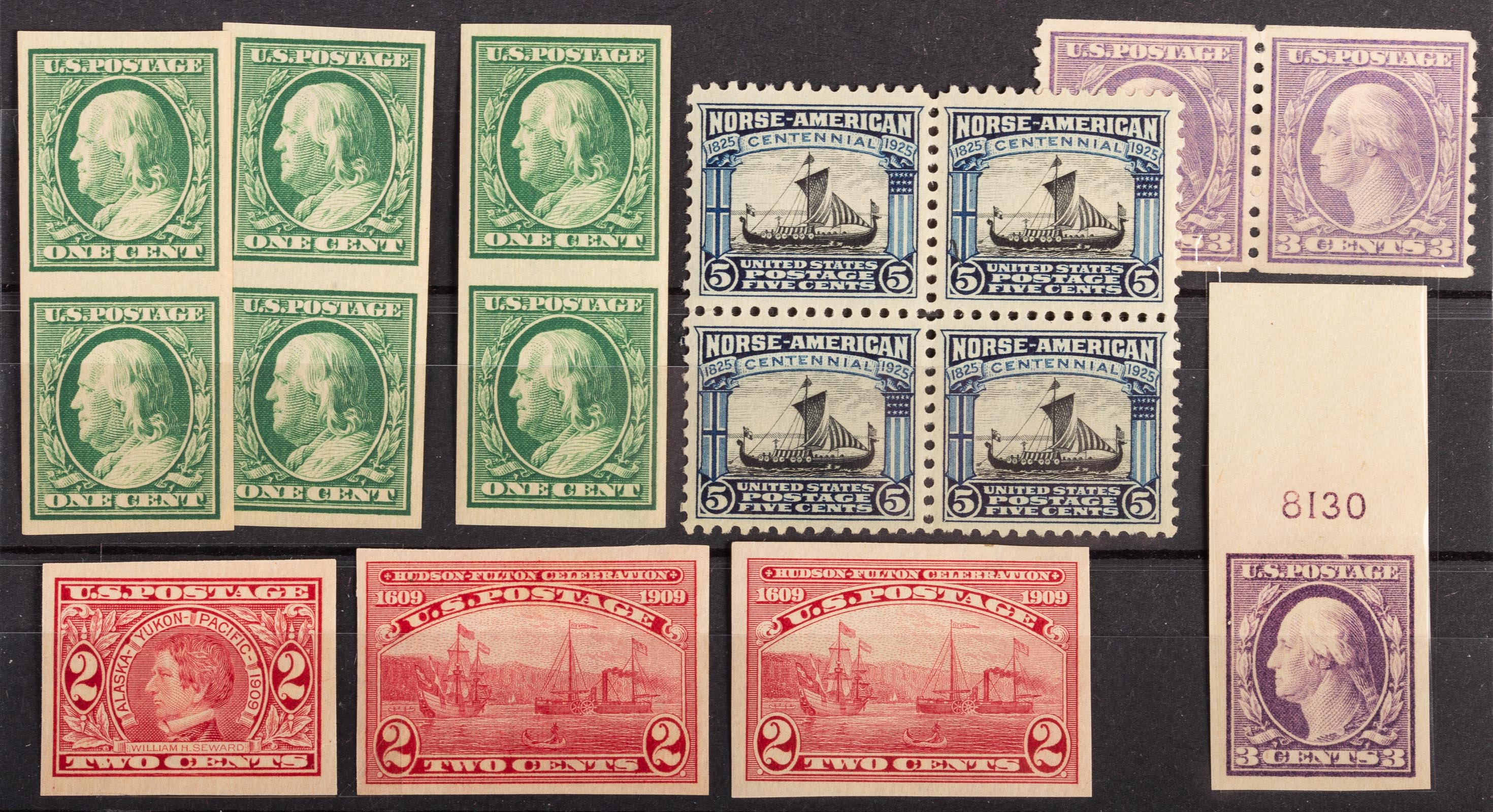 SELECTION OF U S POSTAGE STAMPS  3389fe