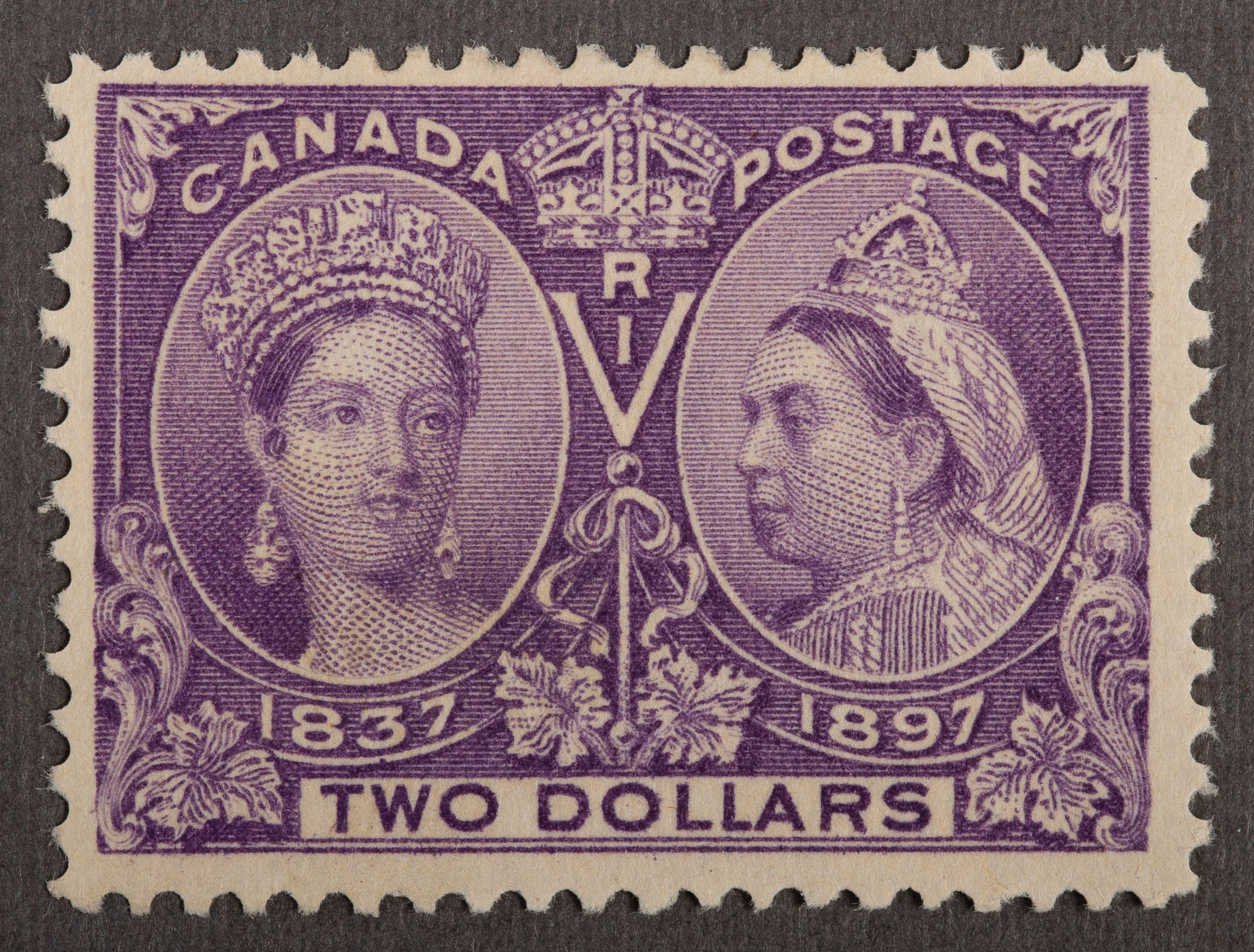 CANADA $2. POSTAGE STAMP, 1897