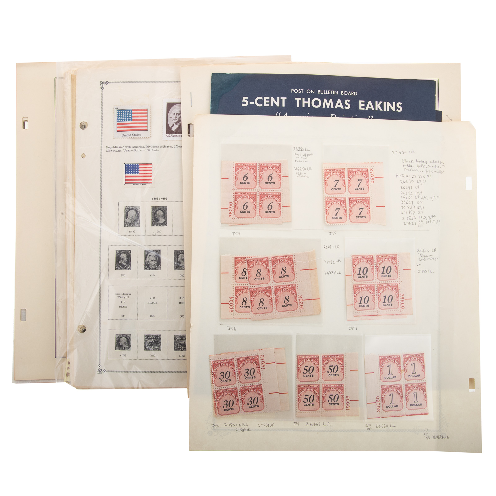 SELECTION OF UNITED STATES STAMPS