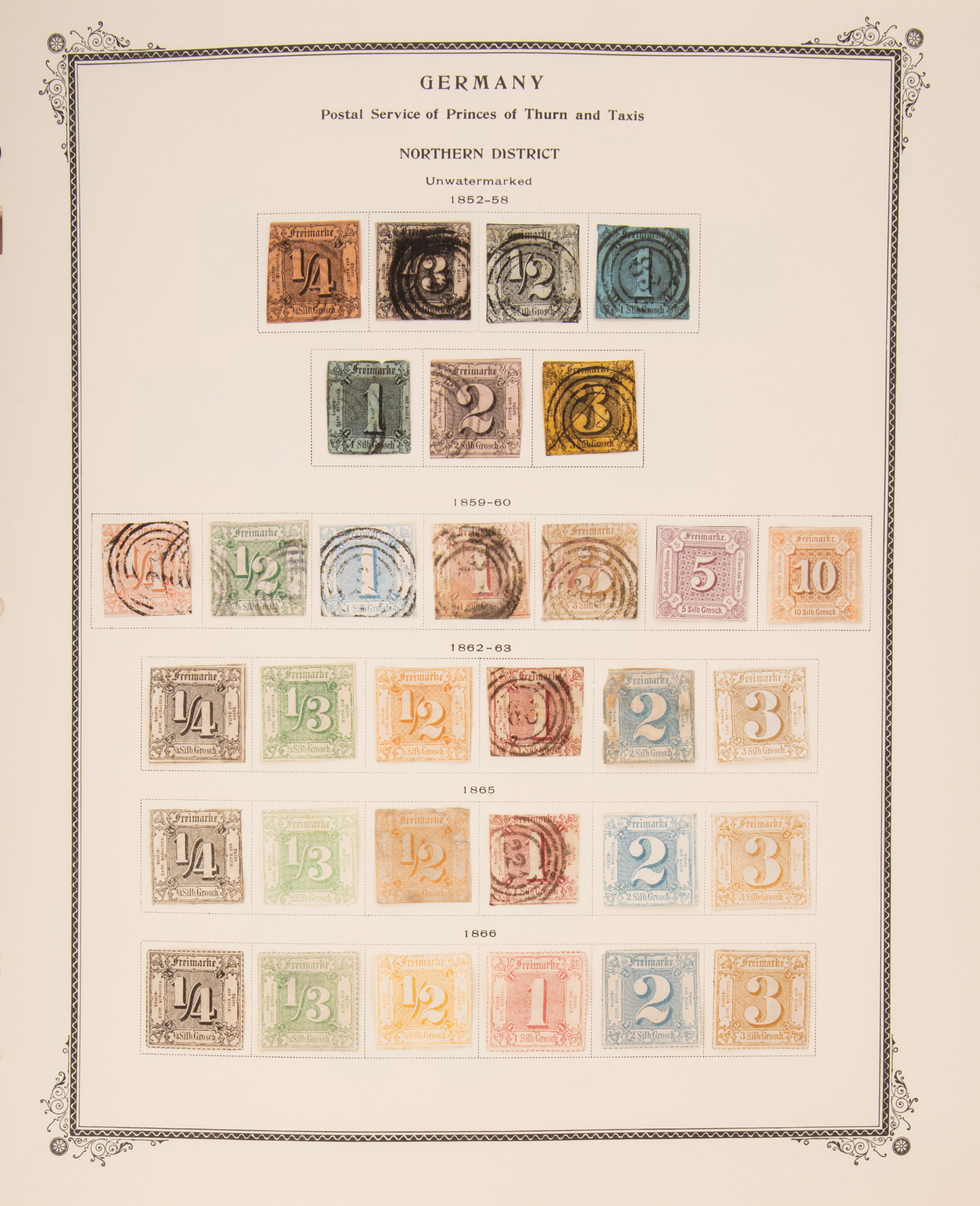 COLLECTION OF EARLY GERMAN POSTAGE 338a1c