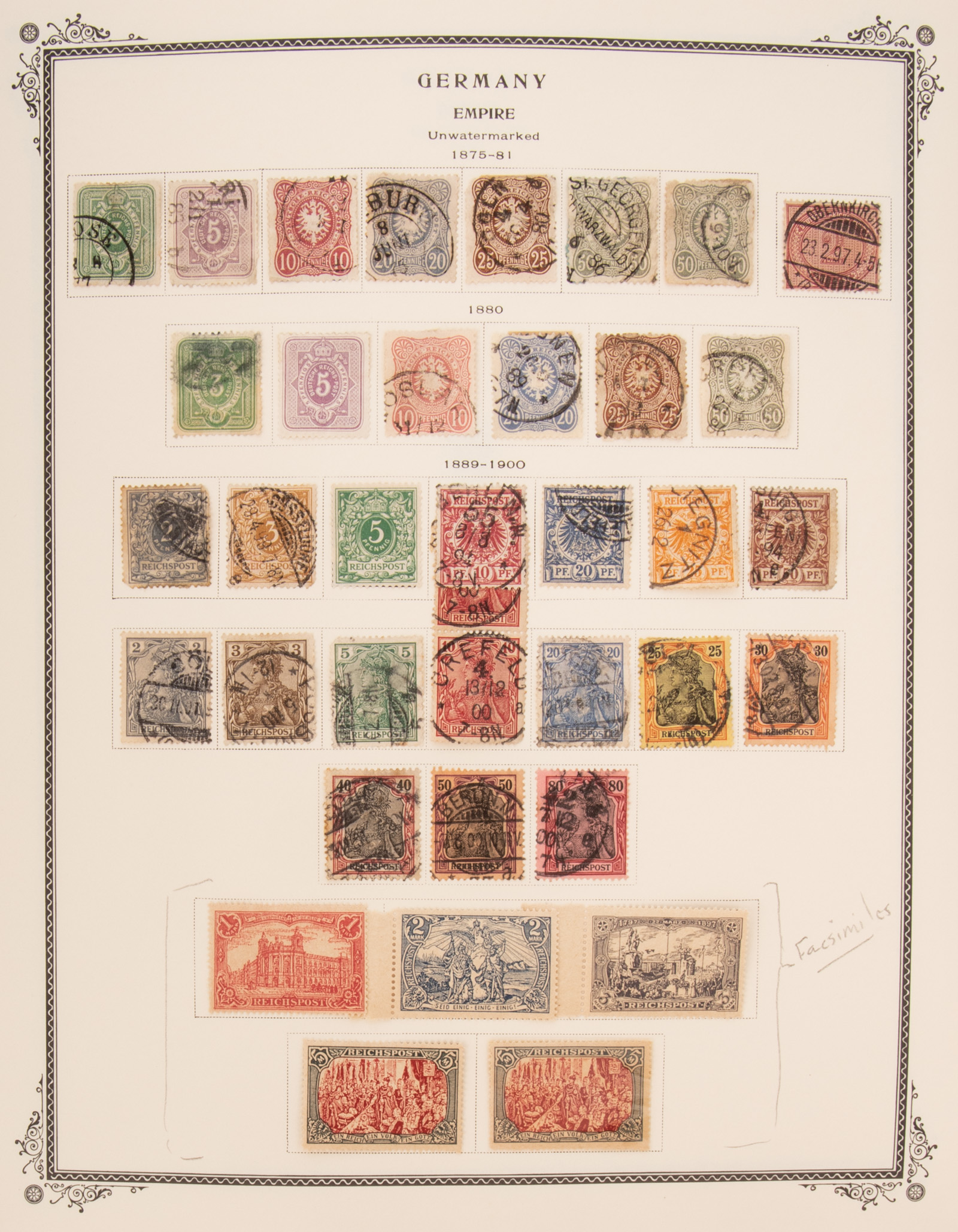COLLECTION OF GERMAN POSTAGE STAMPS  338a1d
