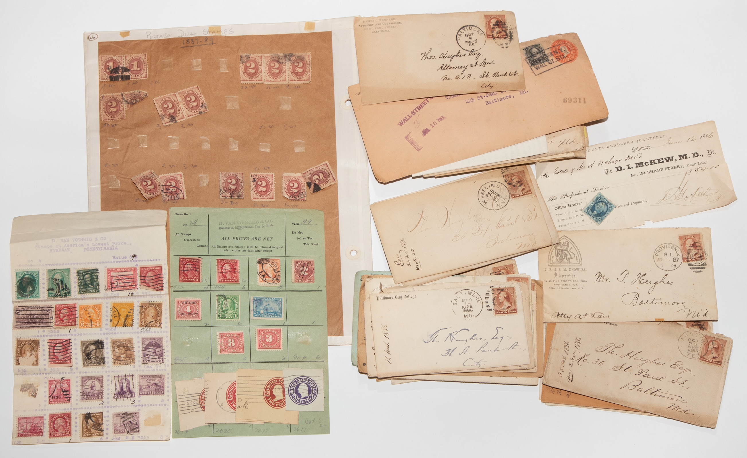 ARCHIVE OF U.S. STAMPS AND POSTAL