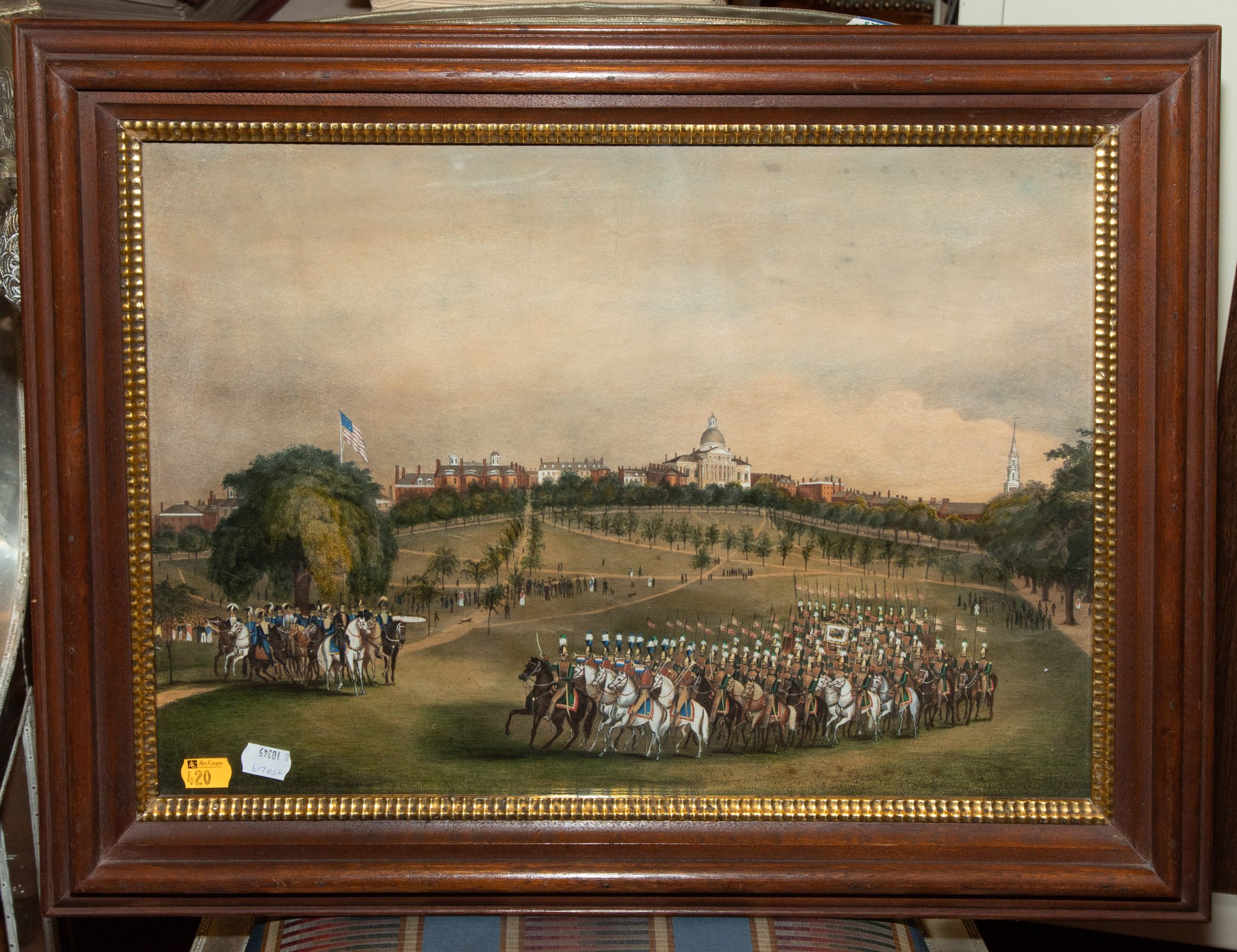 THE NATIONAL LANCERS ON BOSTON COMMON,