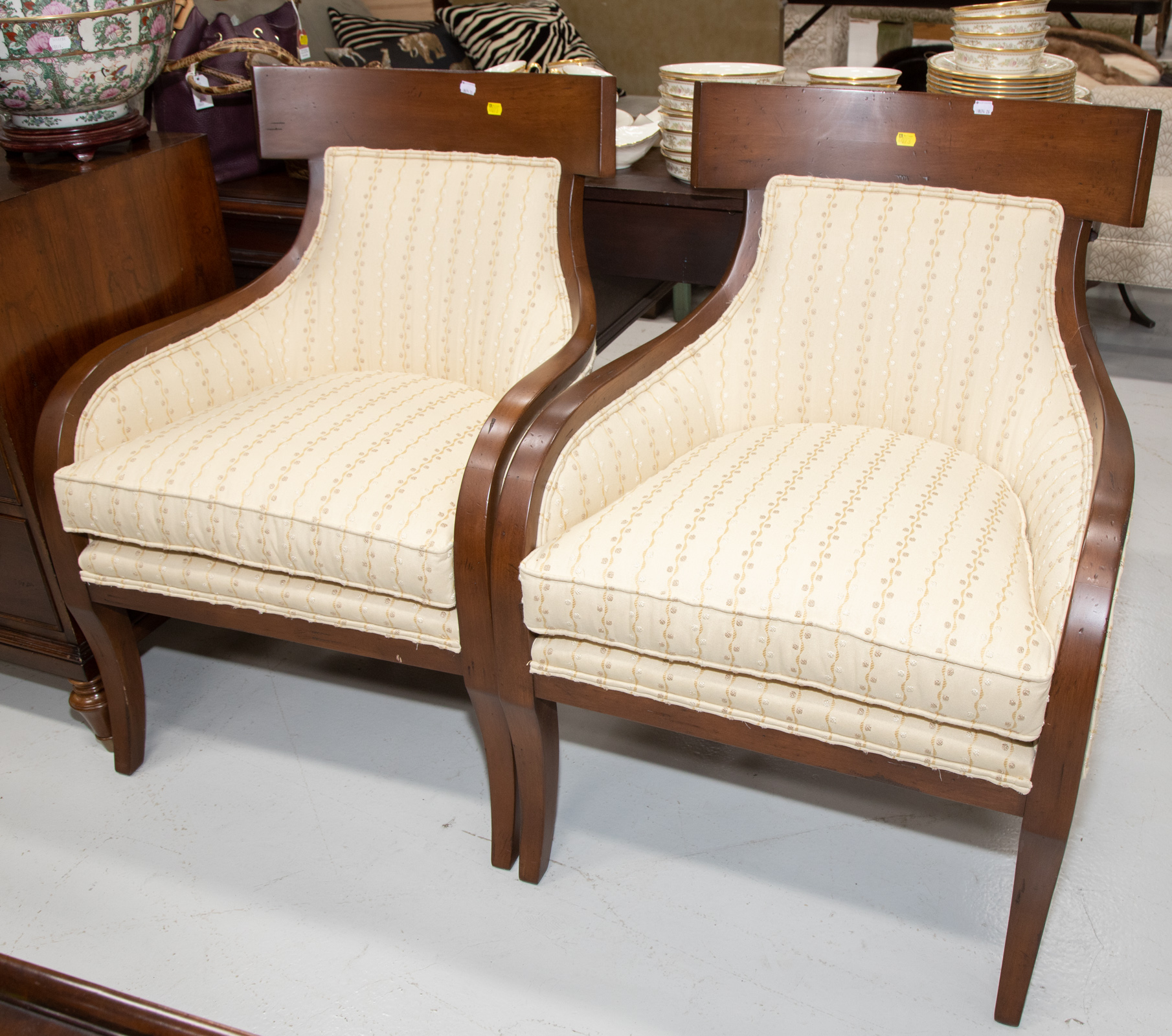 A PAIR OF PEARSON ART DECO LOUNGE
