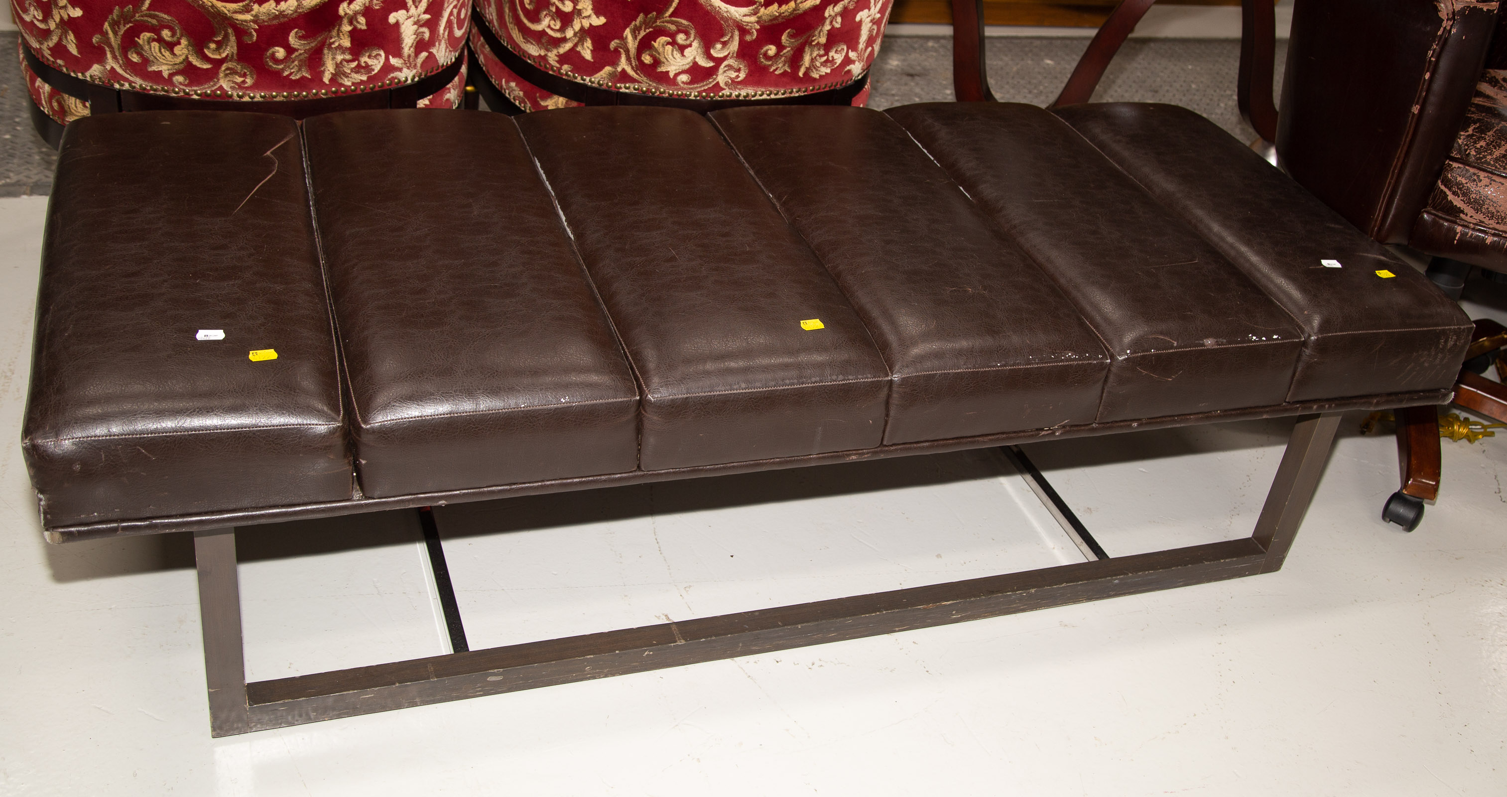 OVERSIZED MID CENTURY STYLE BENCH 338ace