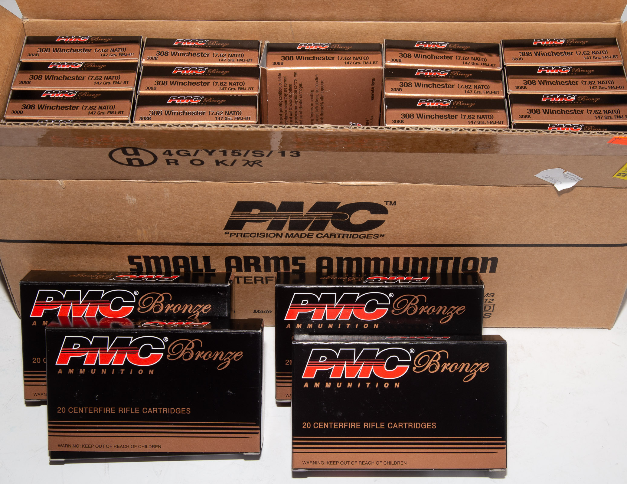 1000 ROUNDS PMC 308B AMMO As new, in