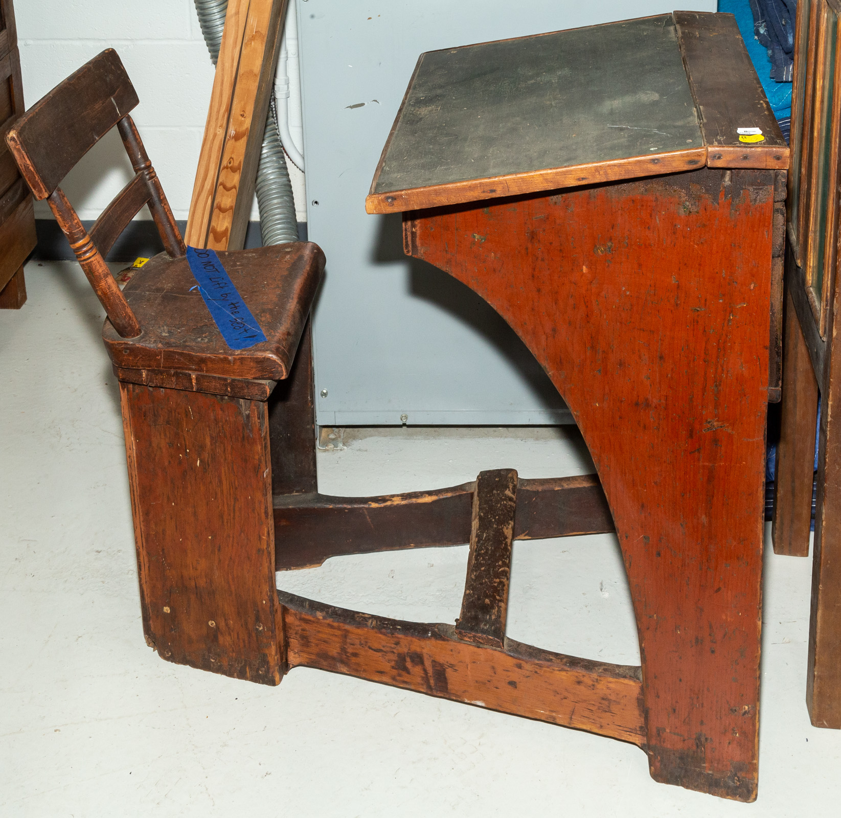 AMERICAN VERNACULAR SCHOOL DESK Circa