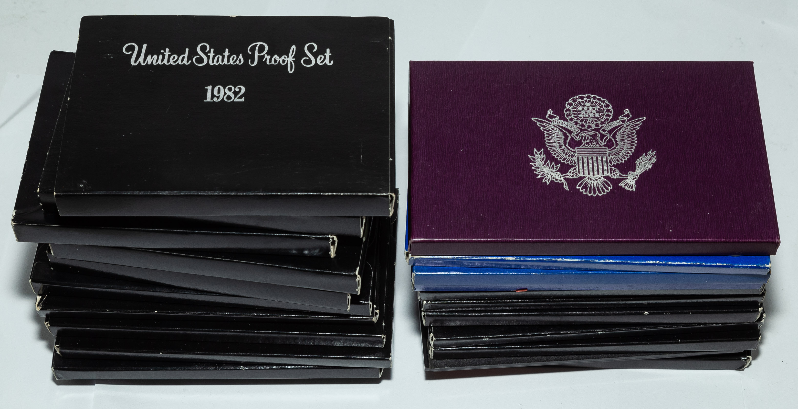 22 US PROOF SETS 1970 - 1984 1970, 71,