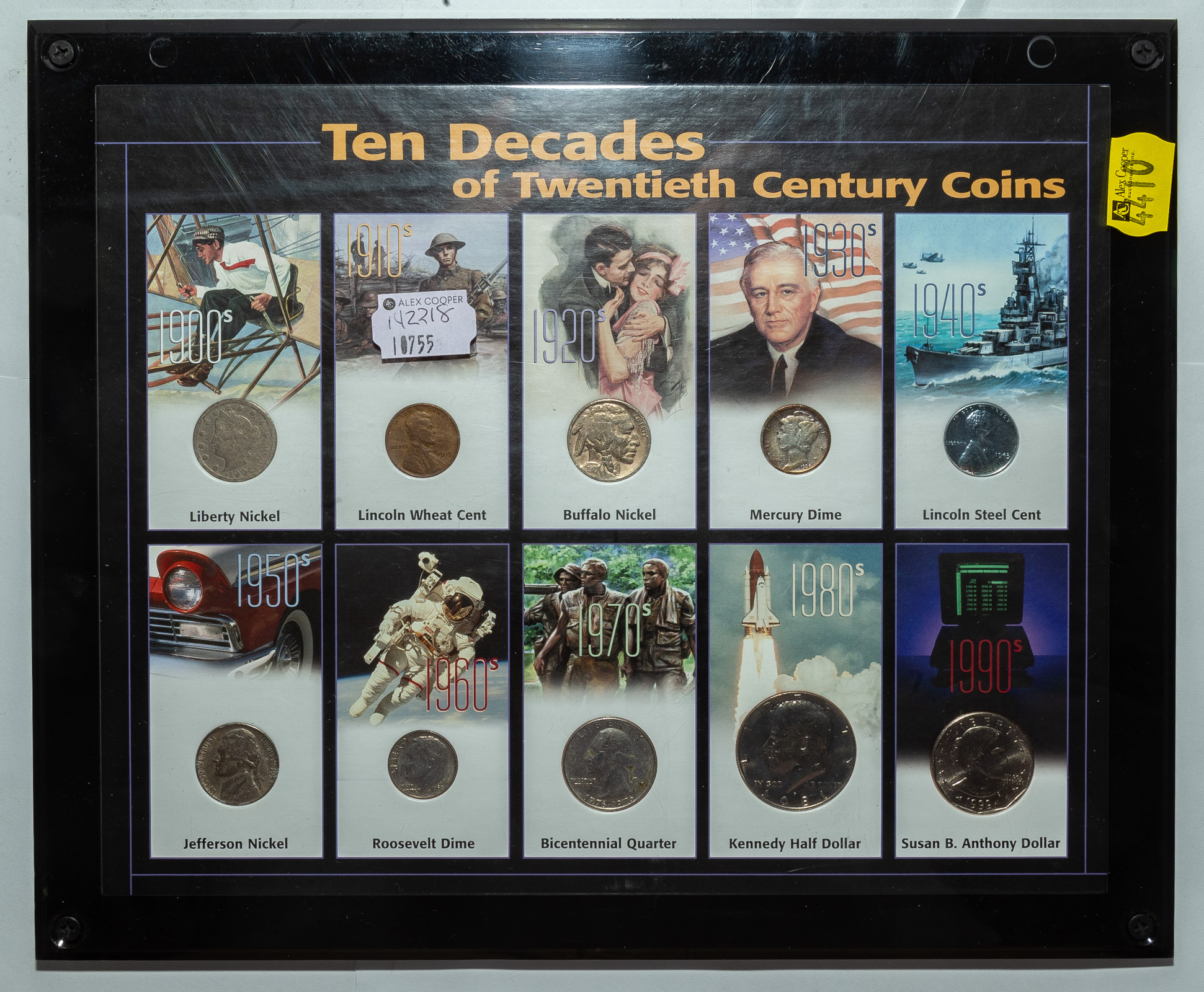 10 DECADES OF 20TH CENTURY COINS