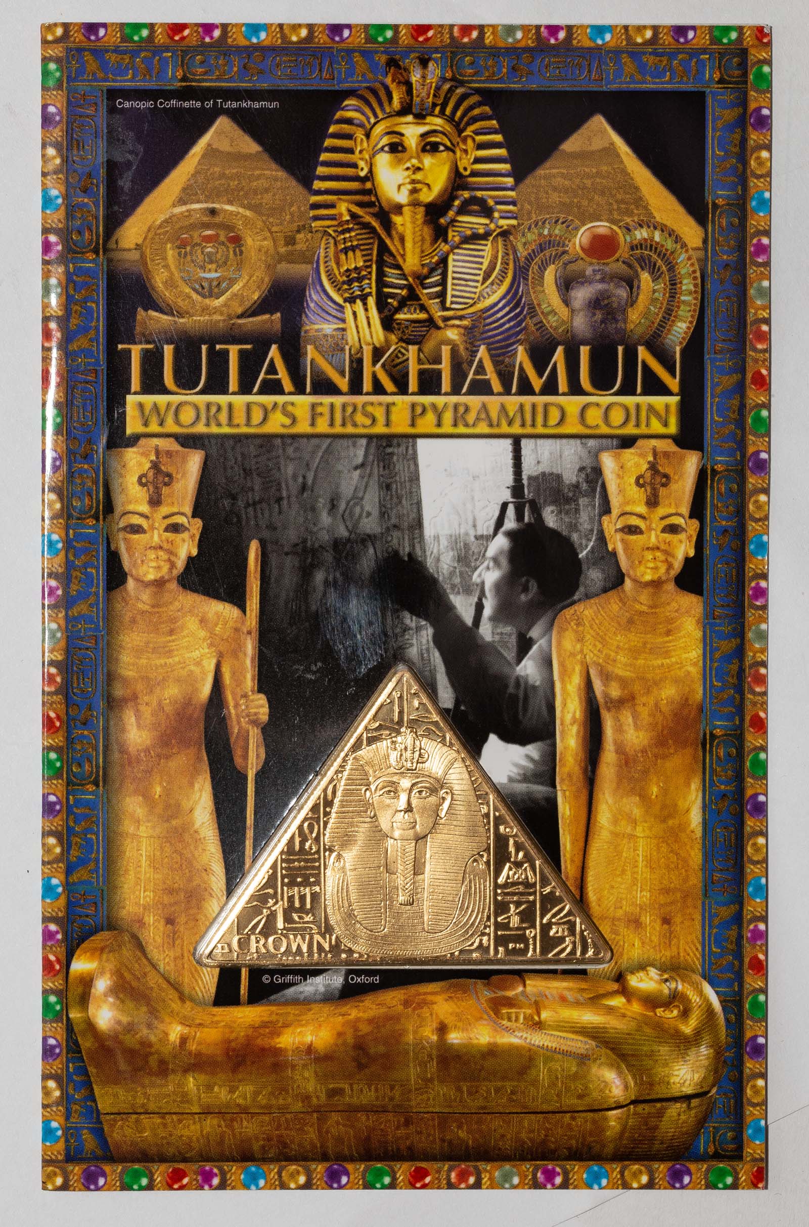 2008 GOLD-PLATED TUTANKHAMUN CROWN