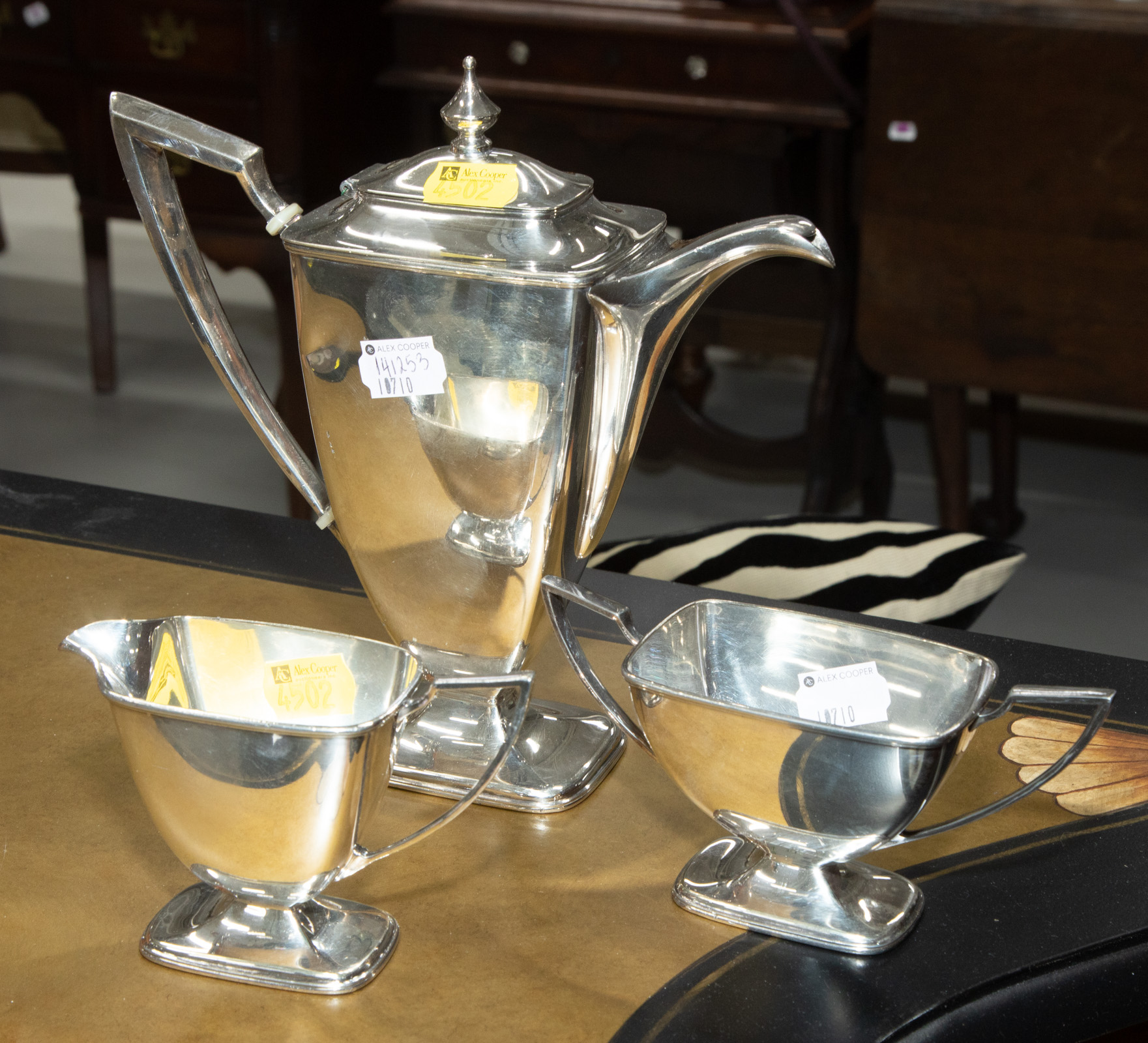 PAIRPOINT SILVER PLATED COFFEE SET 1st