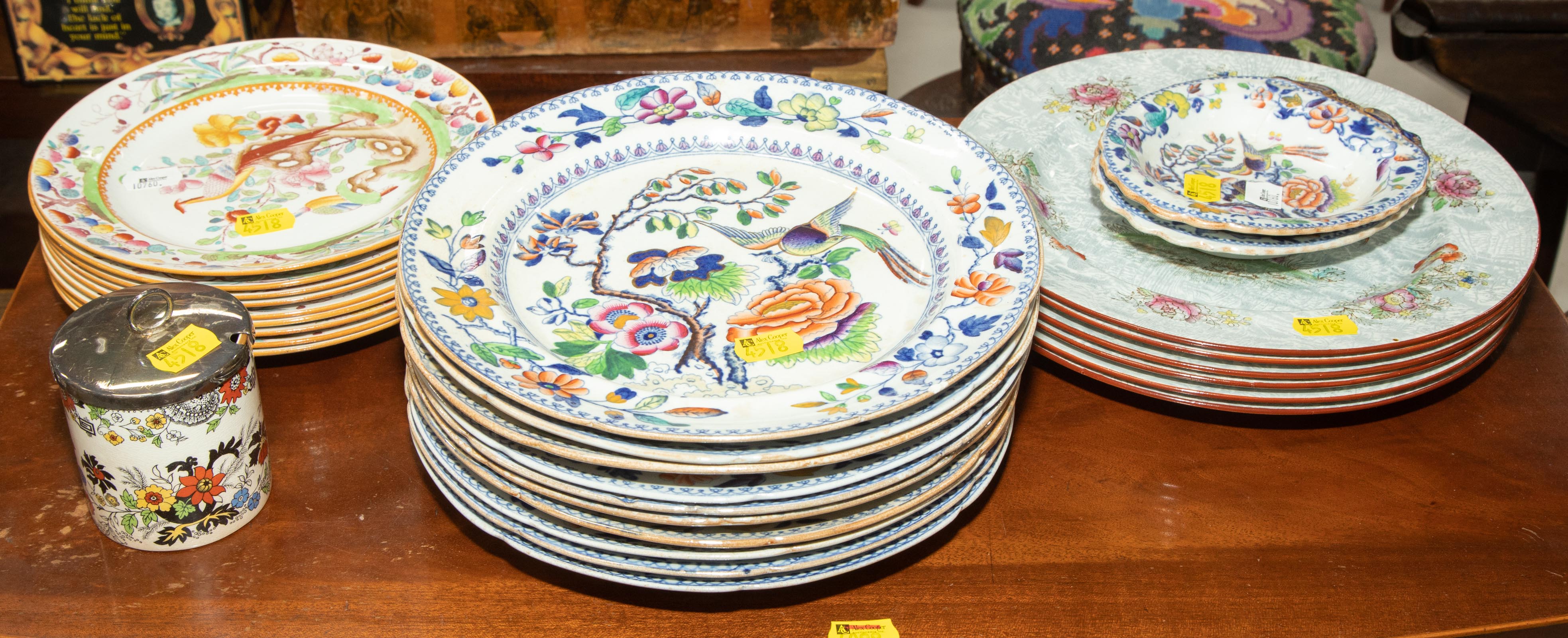 ASSORTED STAFFORDSHIRE TRANSFER 338c38