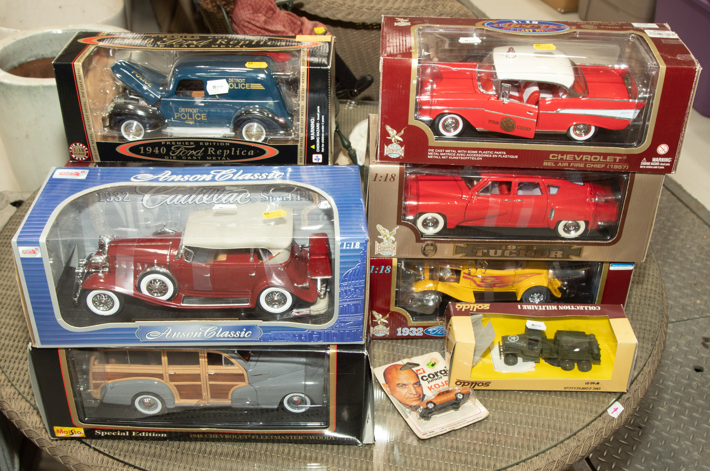 A GROUP OF DIECAST VEHICLES All