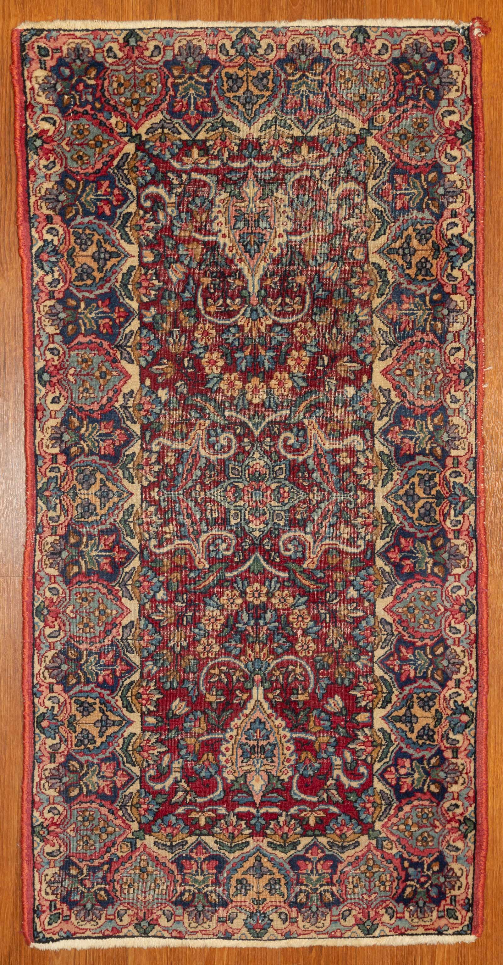 LAVAR KERMAN RUG, PERSIA, 2 X 4