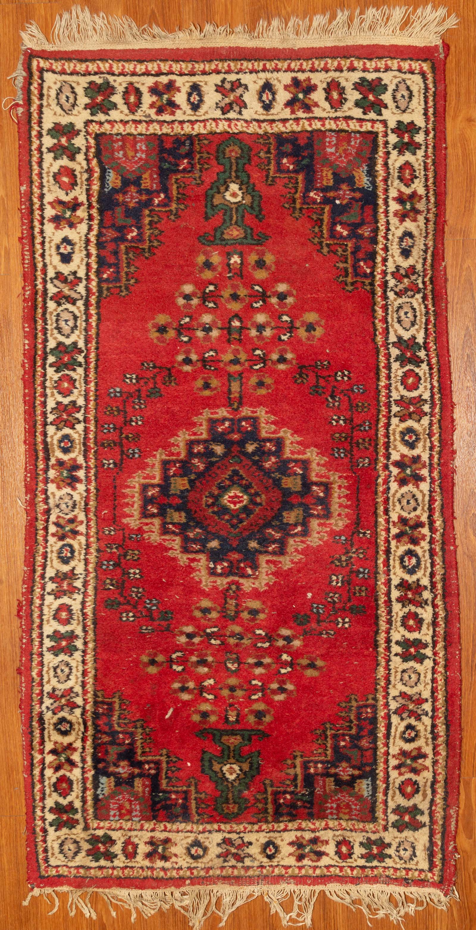 TRIBAL DESIGN RUG, INDIA, 2.4 X