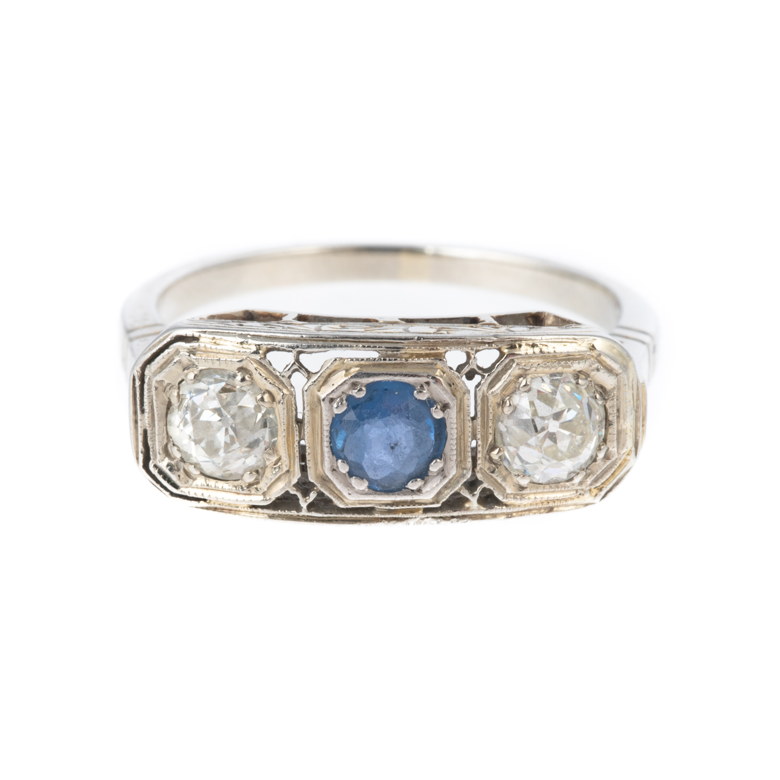 AN ART DECO SAPPHIRE DIAMOND 338d28