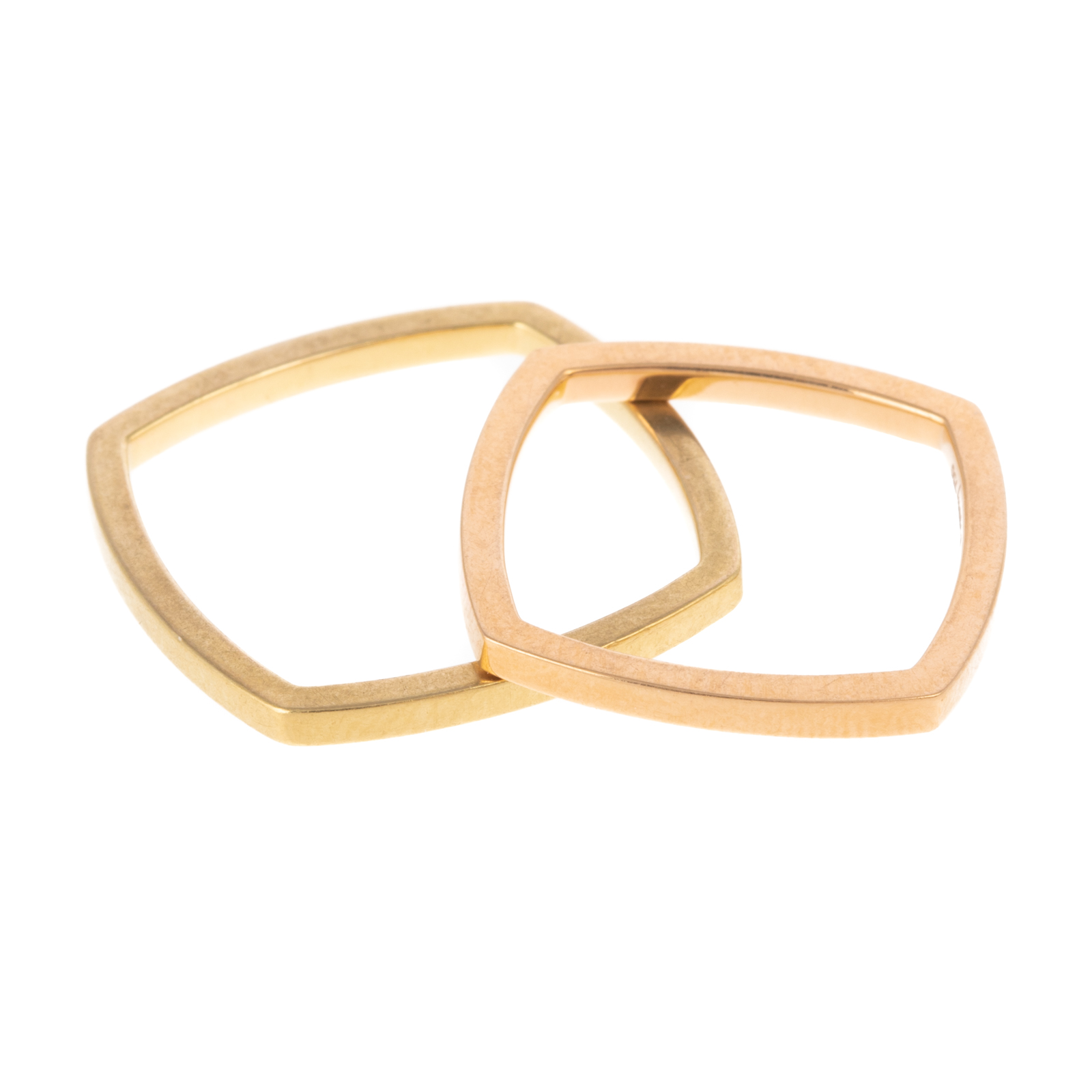 TWO TIFFANY & CO. 18K BANDS BY