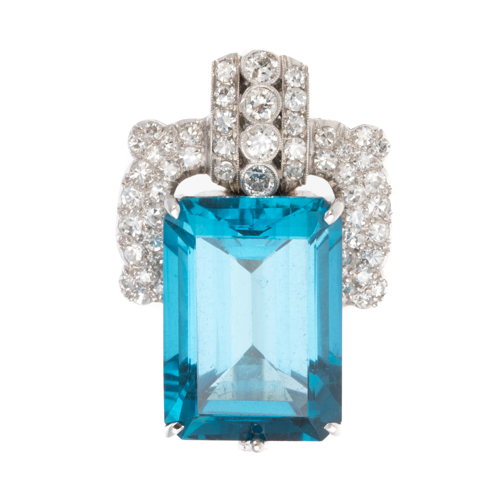 A BLUE TOPAZ ANTIQUE DIAMOND 338d8f