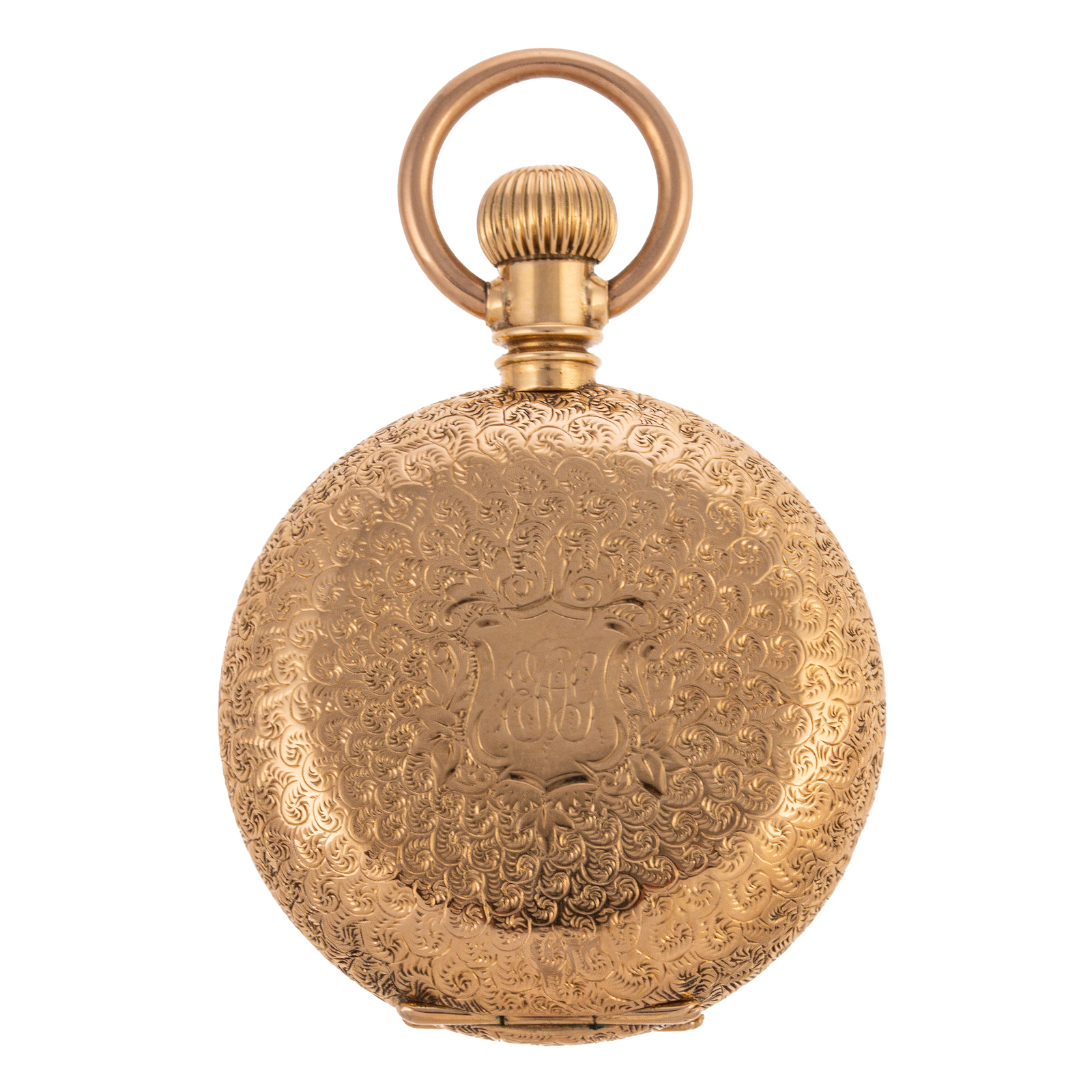 A HUNTER CASE WALTHAM POCKET WATCH 338da5