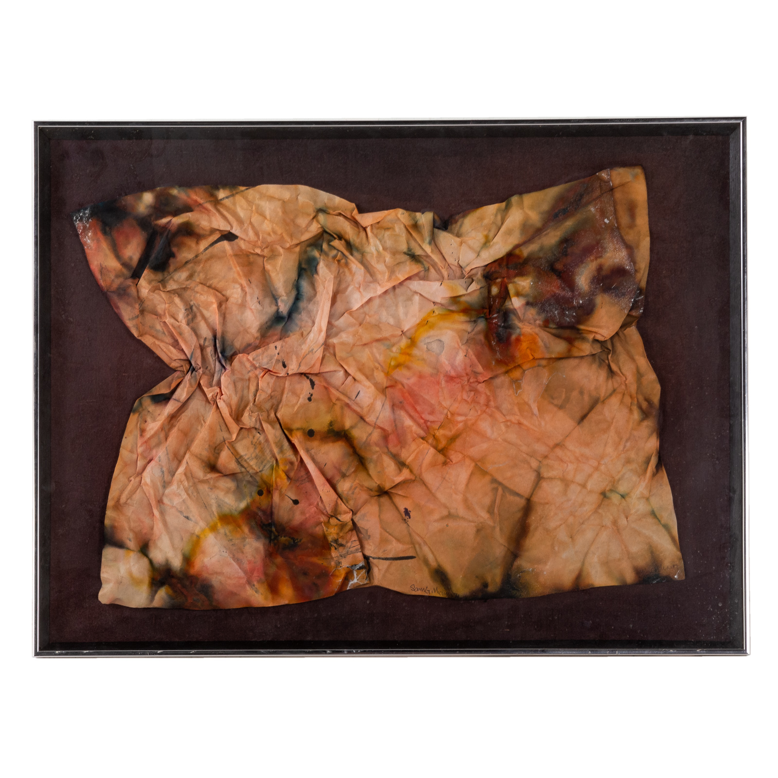 SAM GILLIAM UNTITLED MIXED MEDIA 338f0a