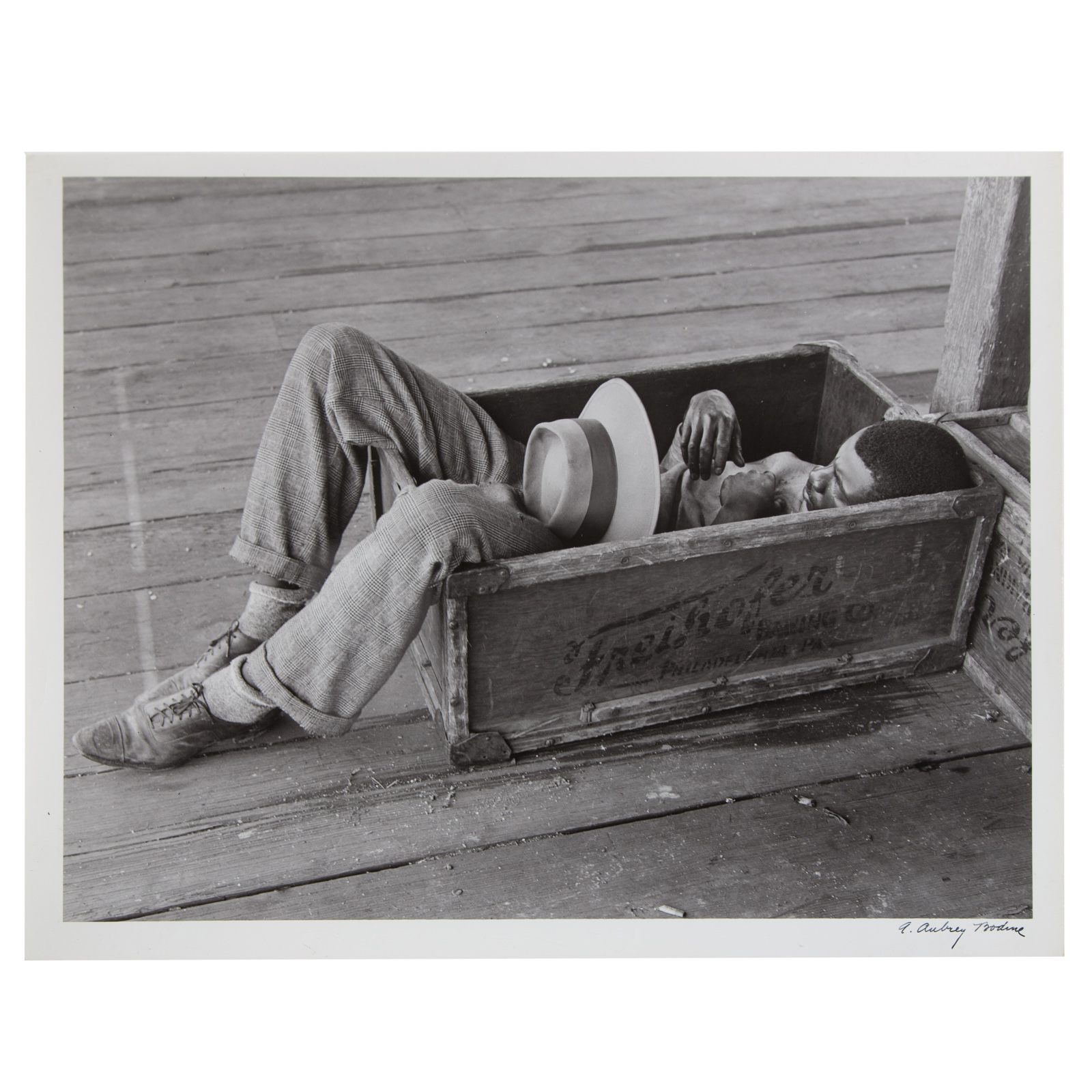 A. AUBREY BODINE. "NAPTIME IN CRISFIELD,"