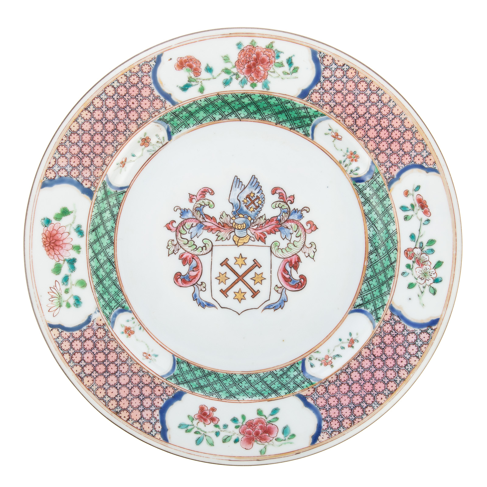 RARE DUTCH MARKET ARMORIAL PLATE