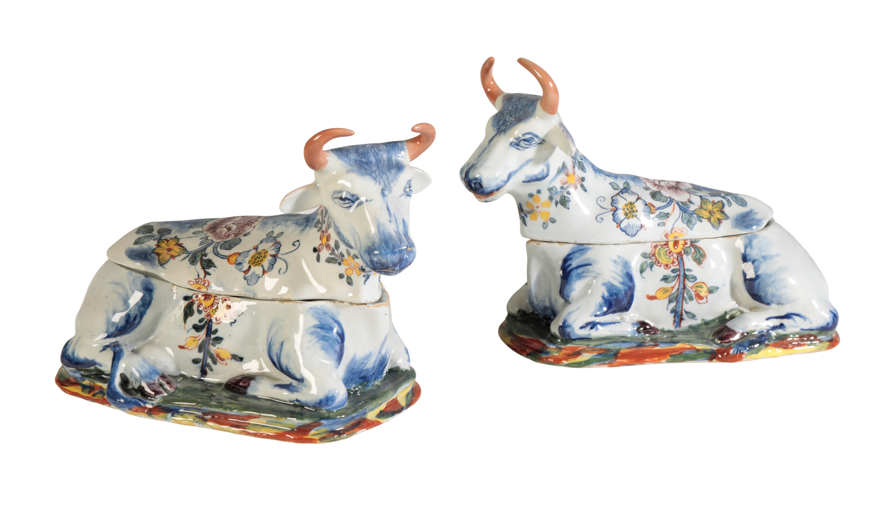 A PAIR OF 18TH CENTURY STYLE DELFT 338fb1