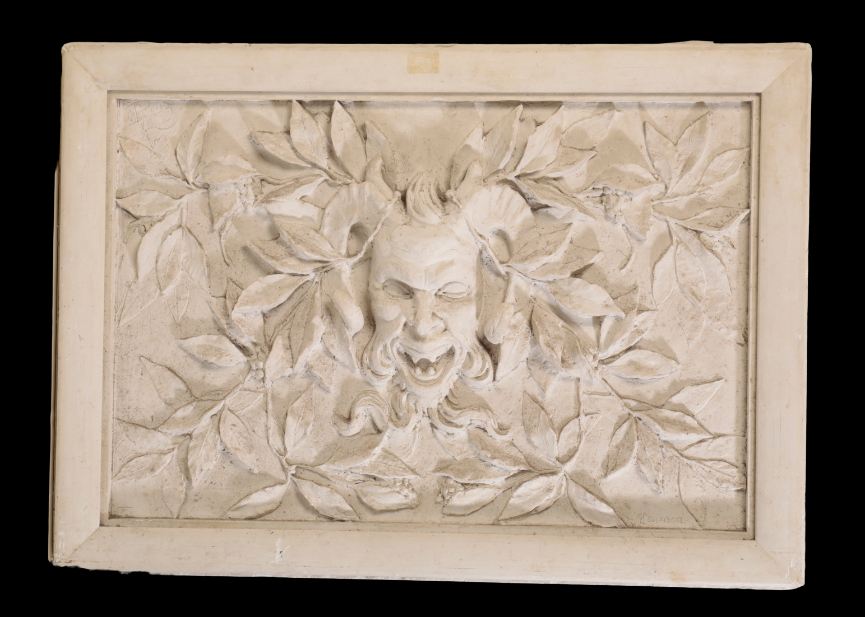 AN ITALIAN MOULDED PLASTER RELIEF 33904d