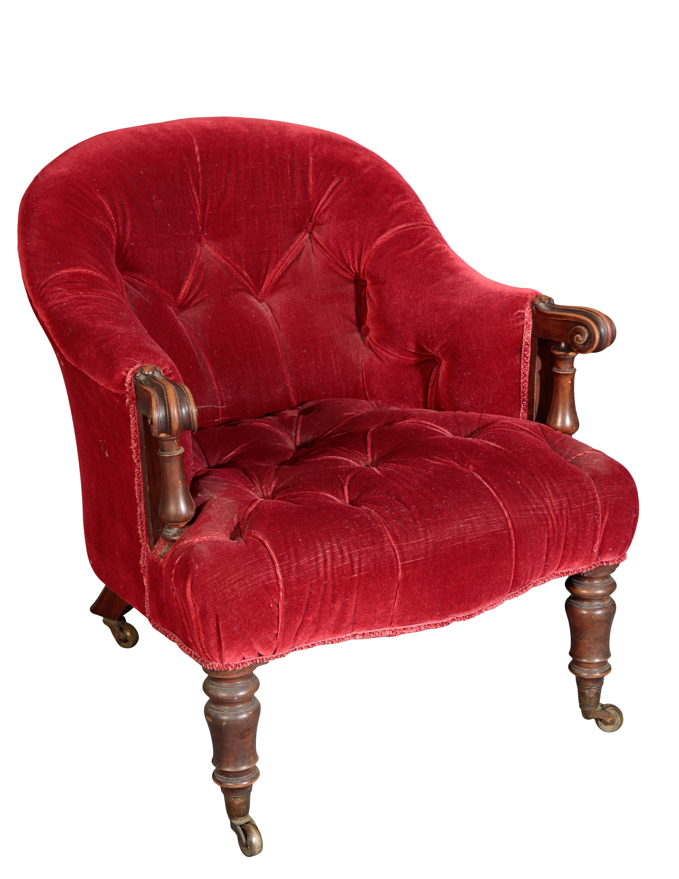 A VICTORIAN STAINED BEECH AND RED 339073