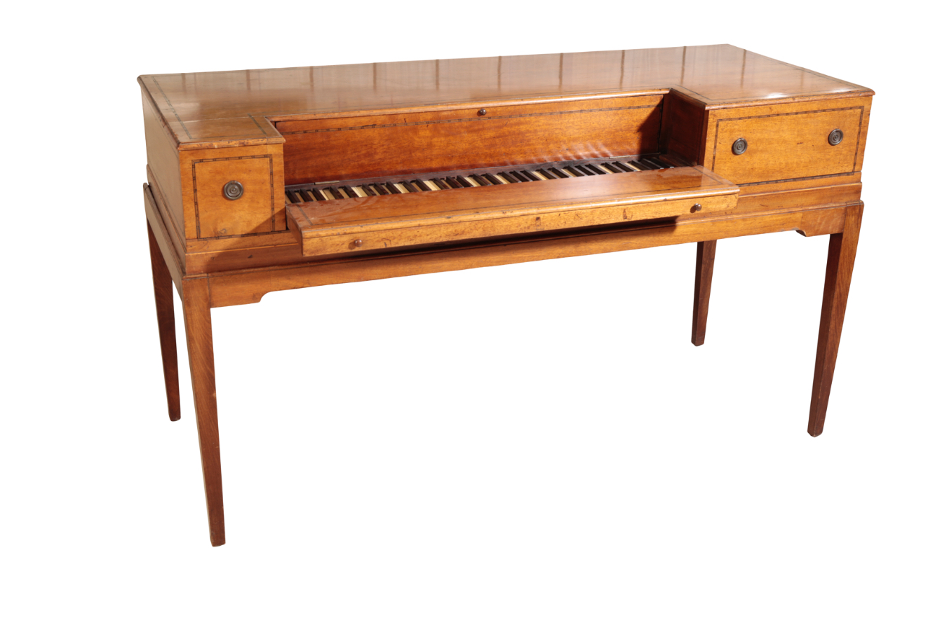 A GEORGE III MAHOGANY SQUARE PIANO 3390a8