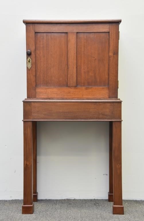 Mahogany ships cabinet late 19th 3390c1