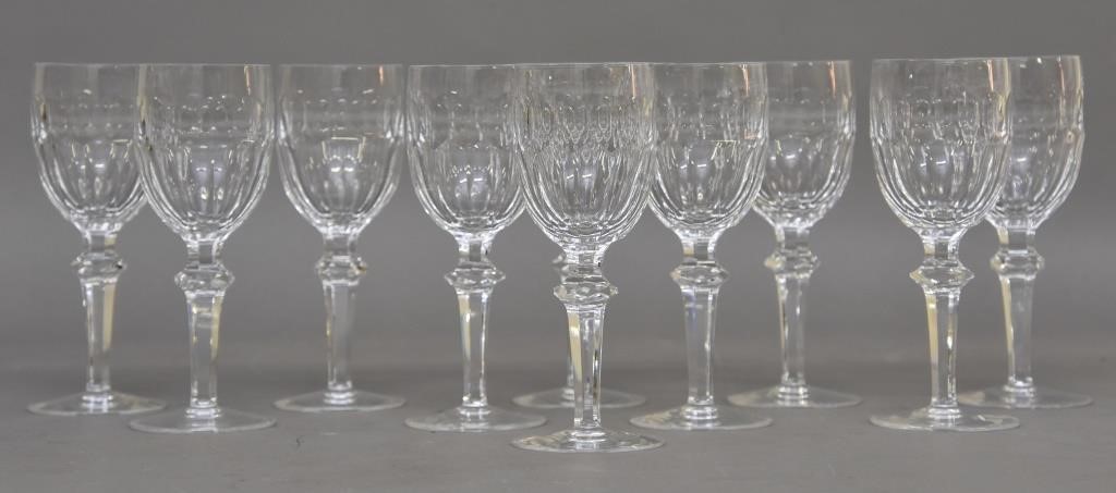 Set of ten Waterford wine glasses
7.25h