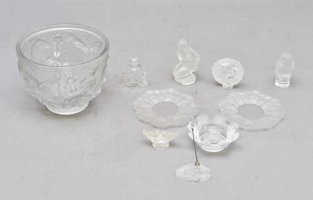 Lalique type glass to include a
