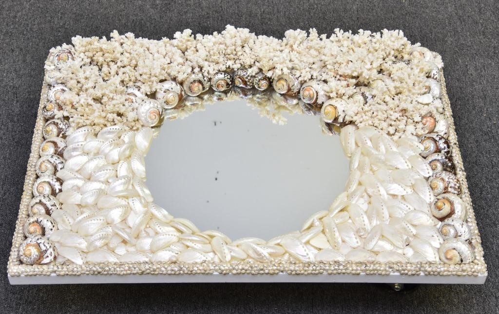 Exotic shell mirror originally 33916b