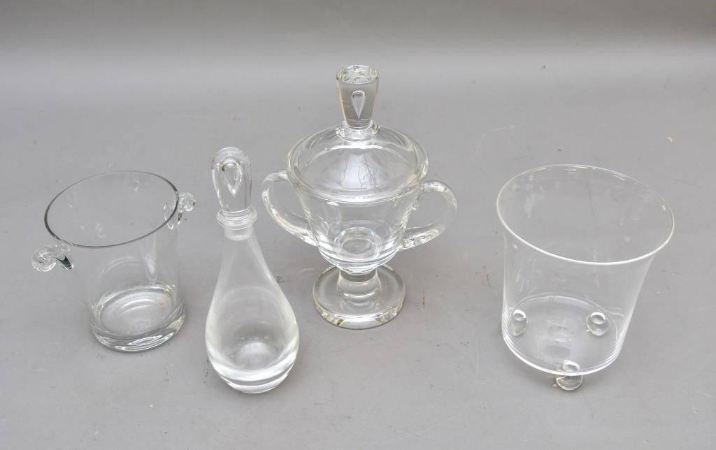 Collection of signed Steuben glassware,