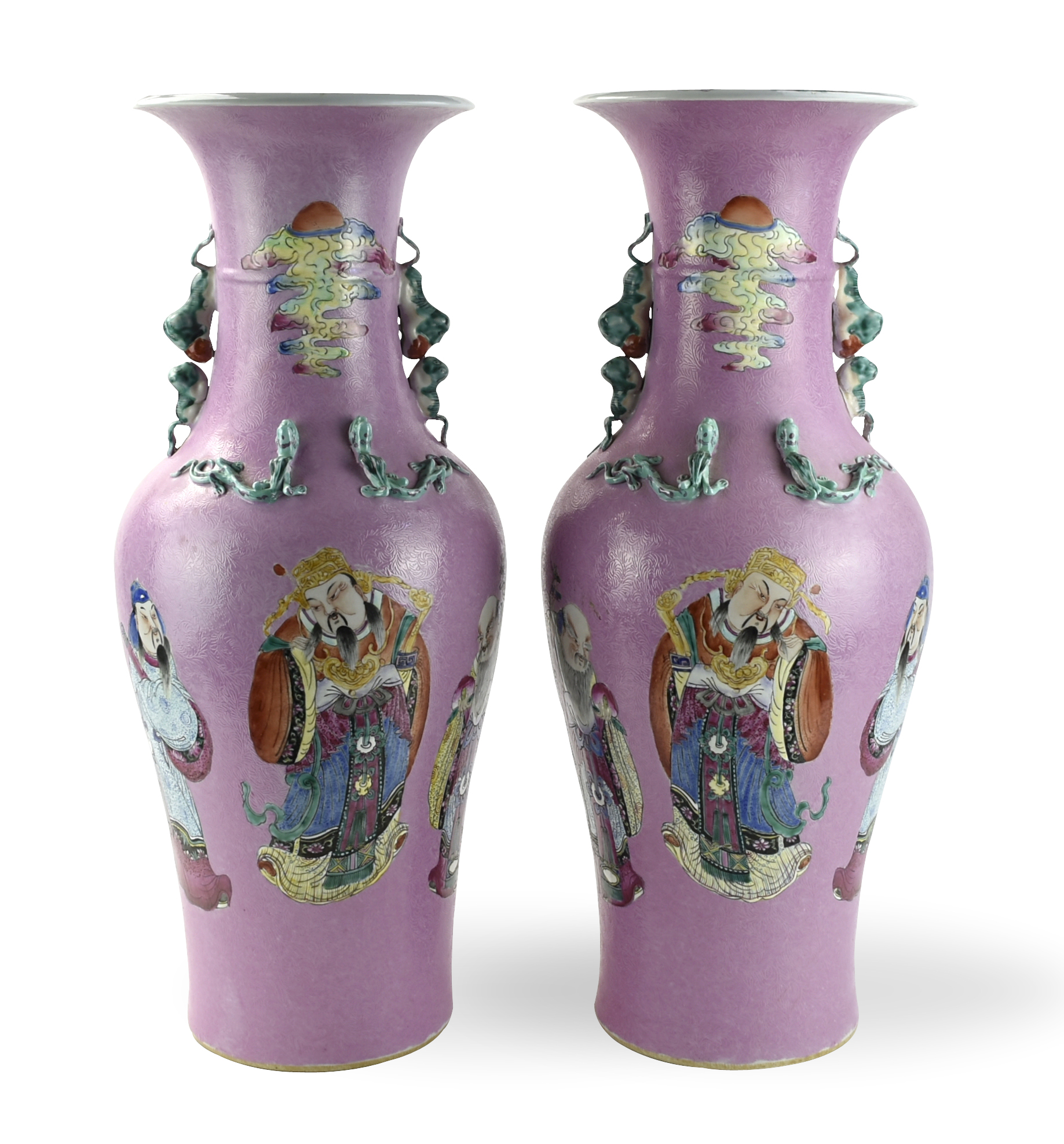 PAIR OF CHINESE LARGE FAMILLE ROSE 339238