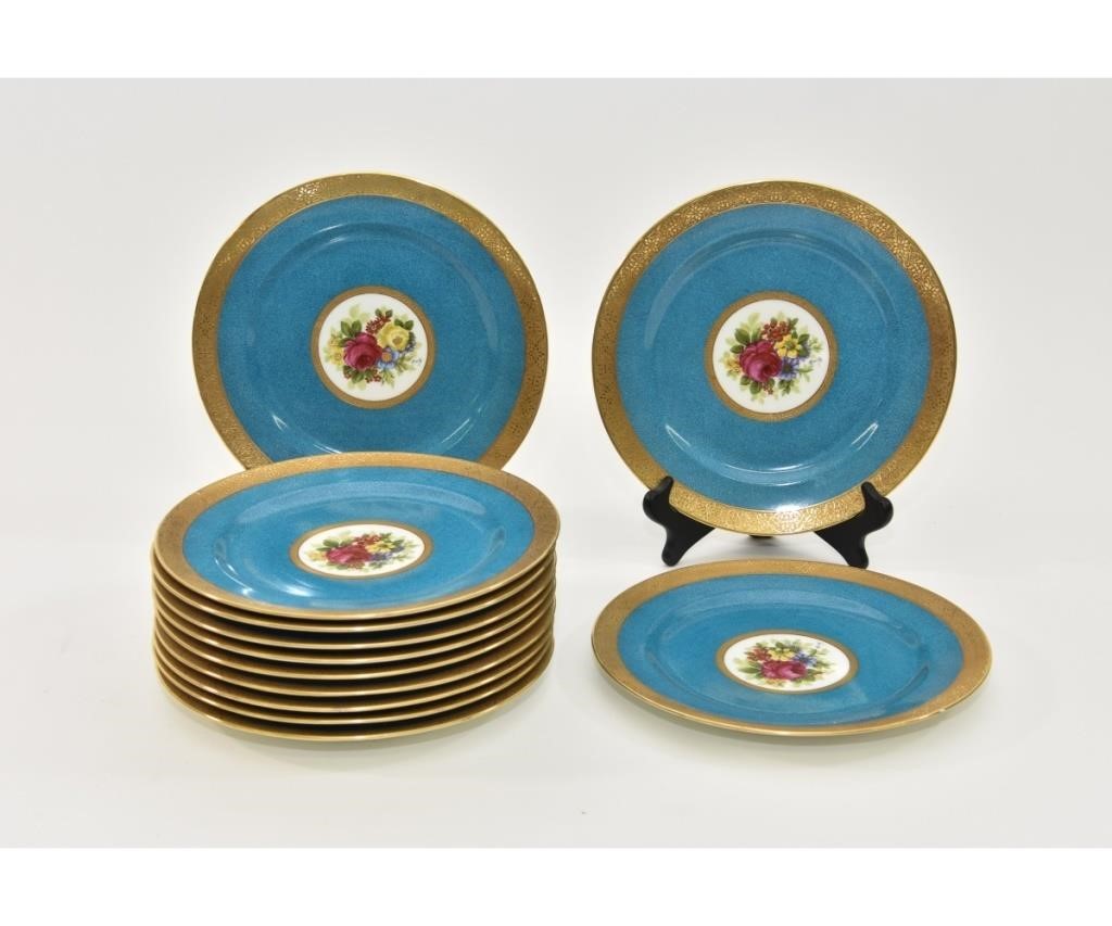 Set of twelve French service plates 3392f9