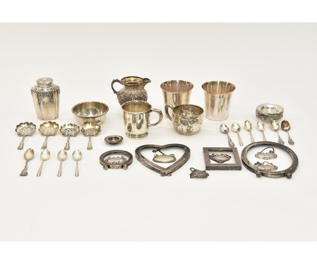 Sterling silver to include two cups