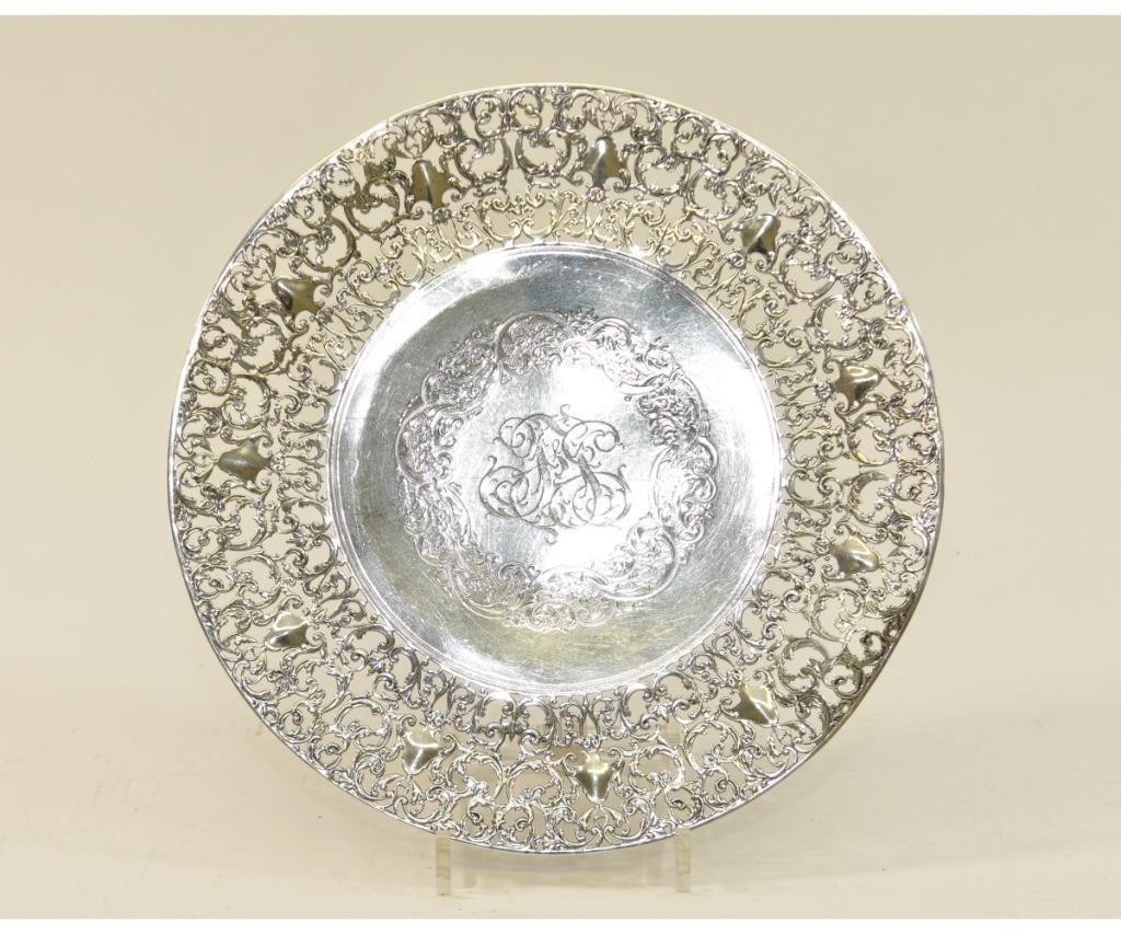 Sterling silver centerpiece dish 33930d