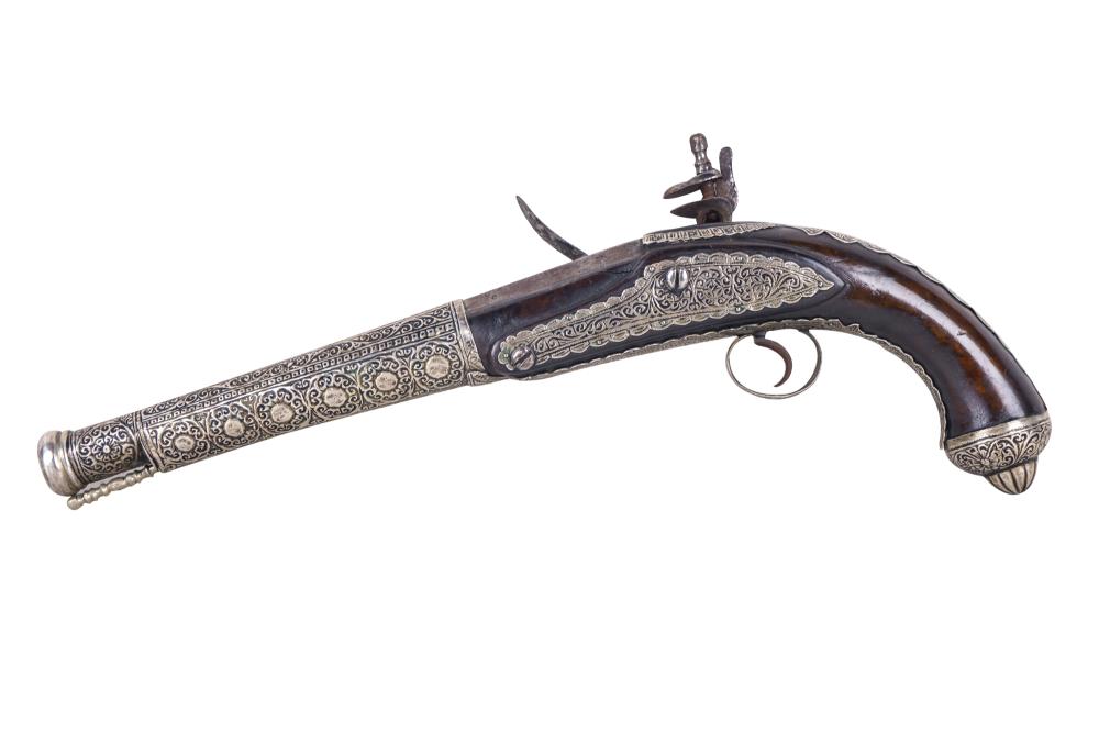 ANTIQUE METAL & WOOD PISTOLCondition: