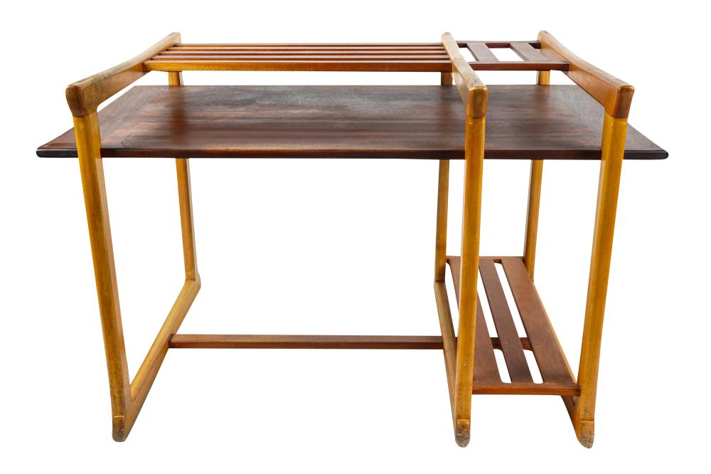 CONTEMPORARY TEAK DESK51 1/4 inches