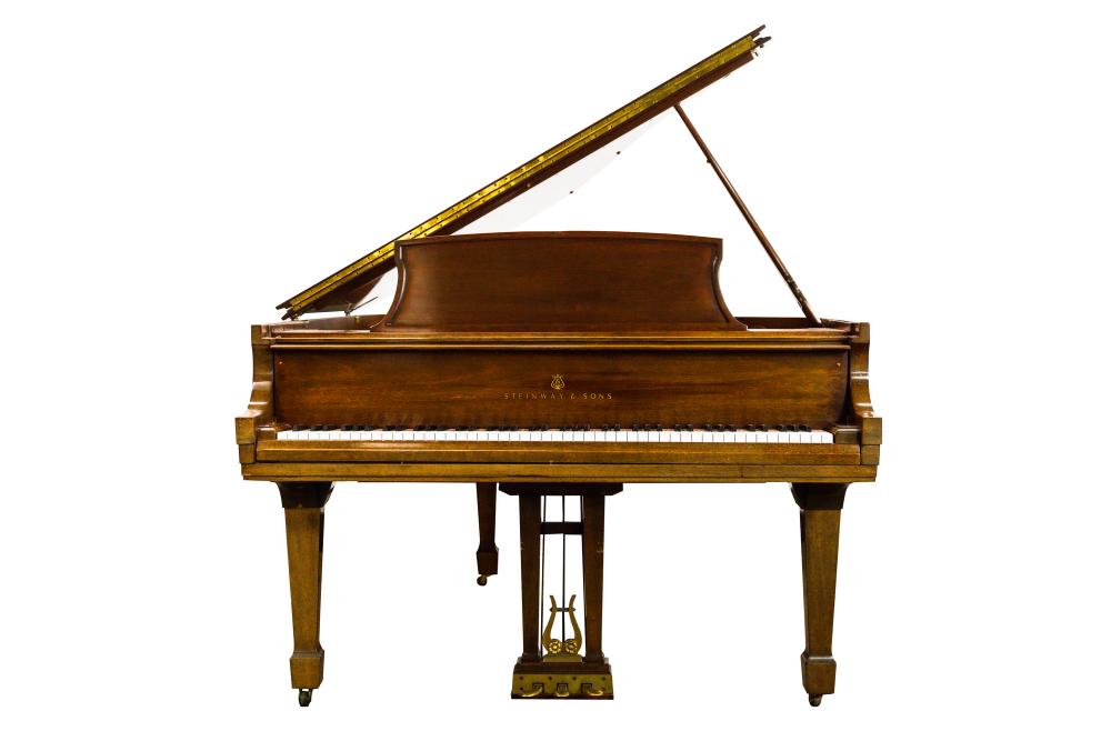 STEINWAY & SONS MAHOGANY GRAND PIANO1999,