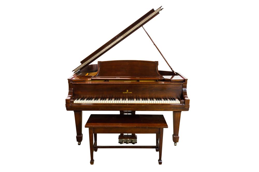 STEINWAY & SONS MAHOGANY GRAND PIANO1924,