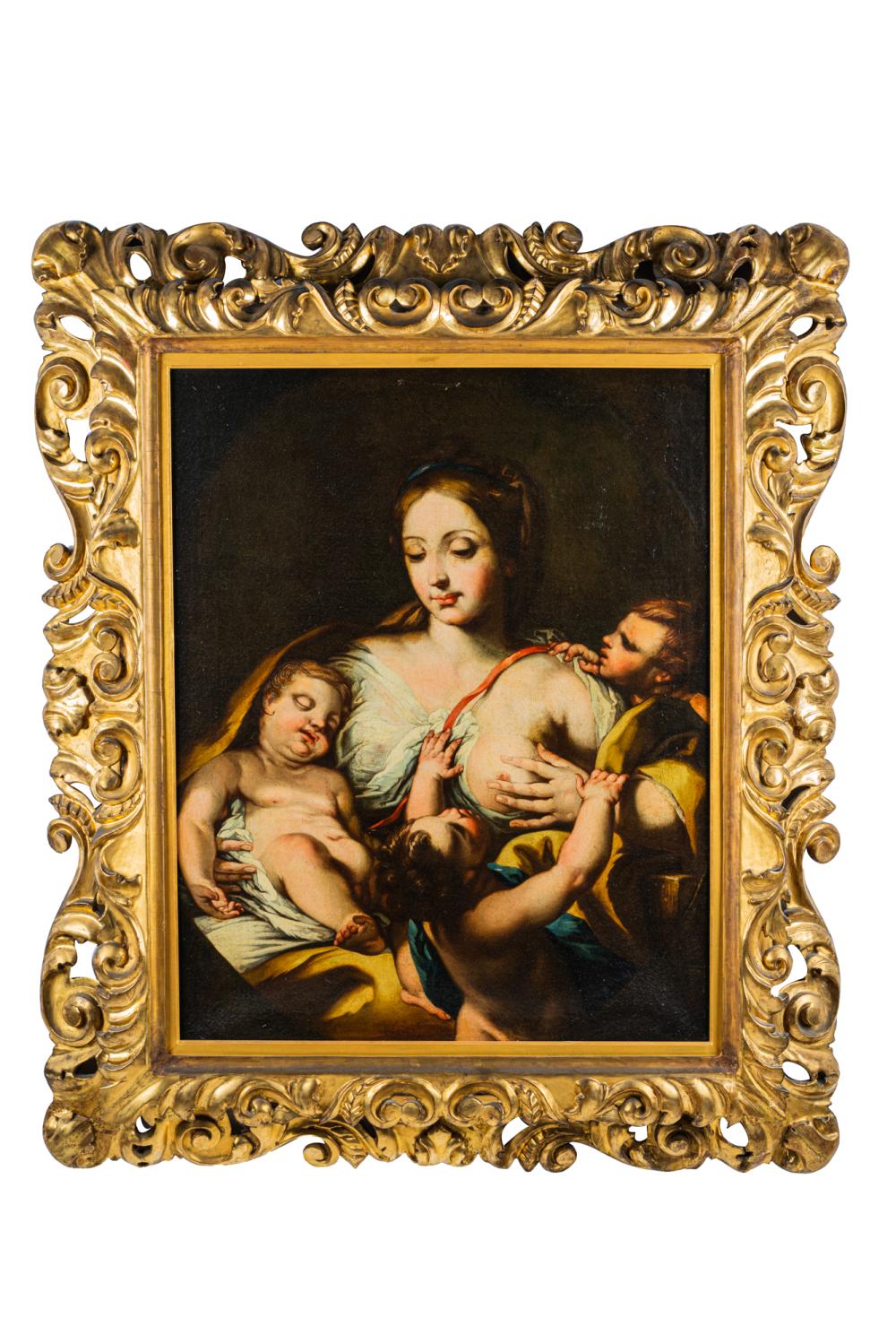 MADONNA & CHRIST CHILDoil on canvas