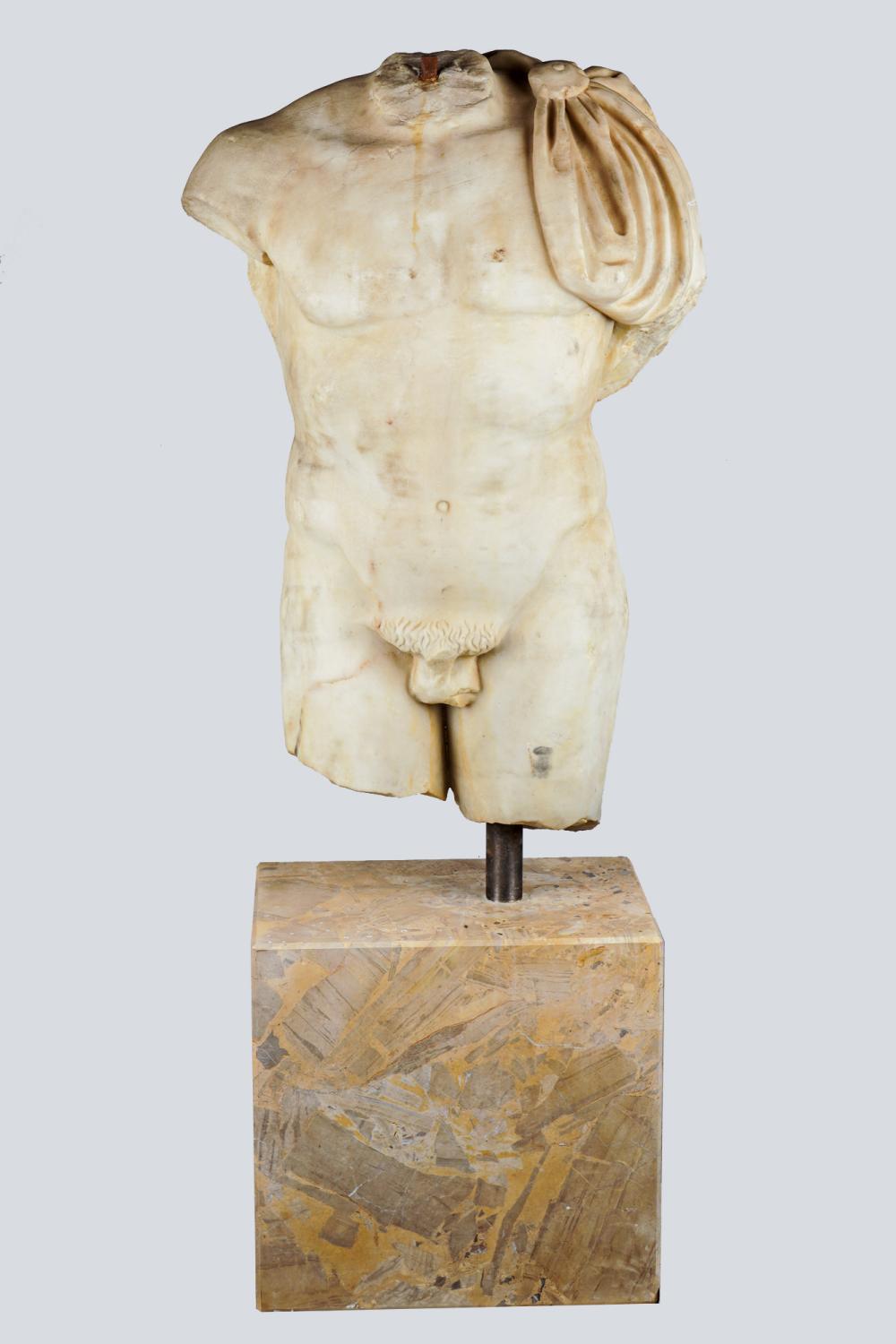 GRECO-ROMAN STYLE MARBLE TORSOafter