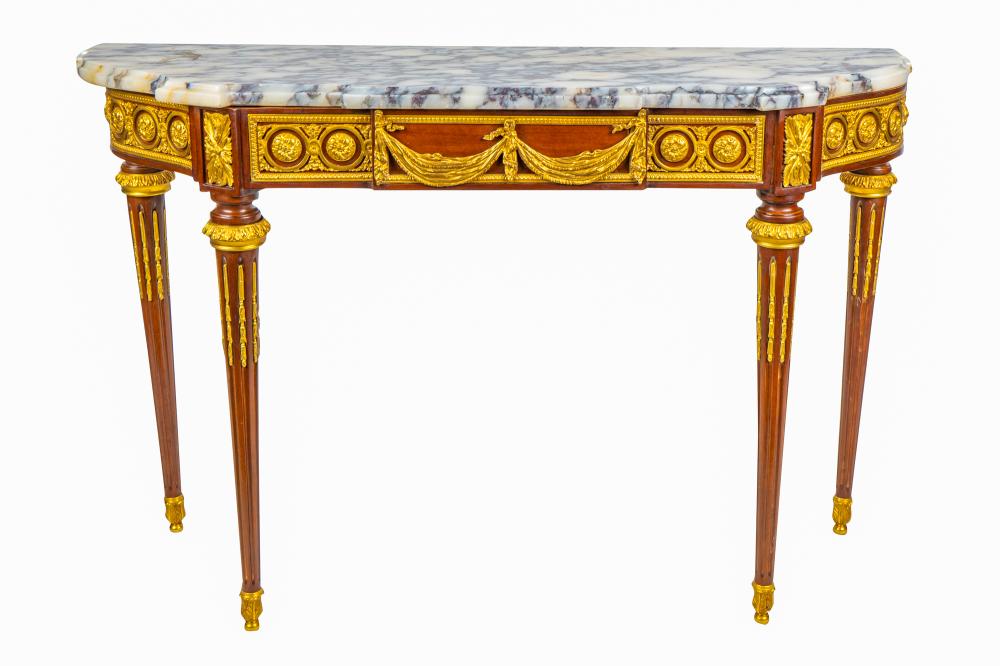 LOUIS XVI-STYLE GILT BRONZE-MOUNTED