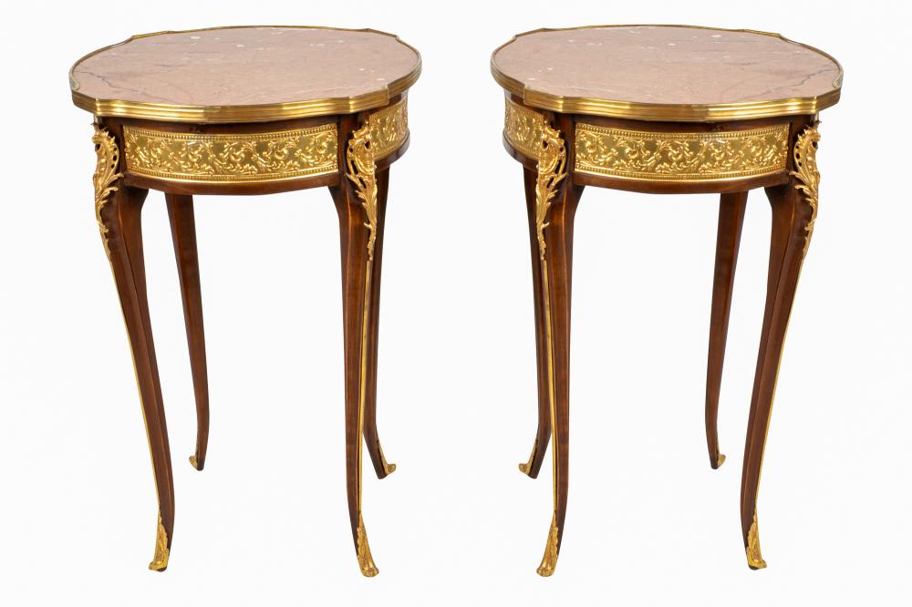 PAIR OF LOUIS XV STYLE GILT BRONZE 336ebb