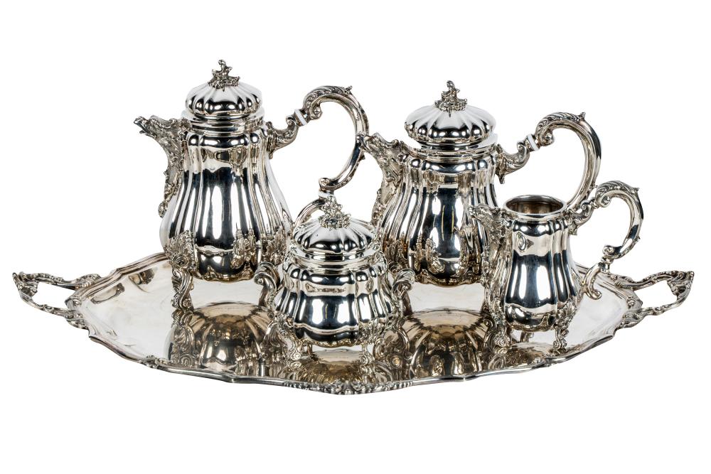 BUCCELLATI STERLING TEA & COFFEE SERVICE